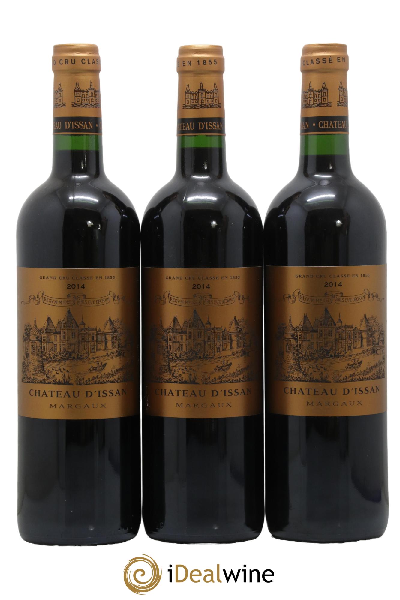 Château d'Issan 3ème Grand Cru Classé  2014 - Lot de 3 bouteilles - 0