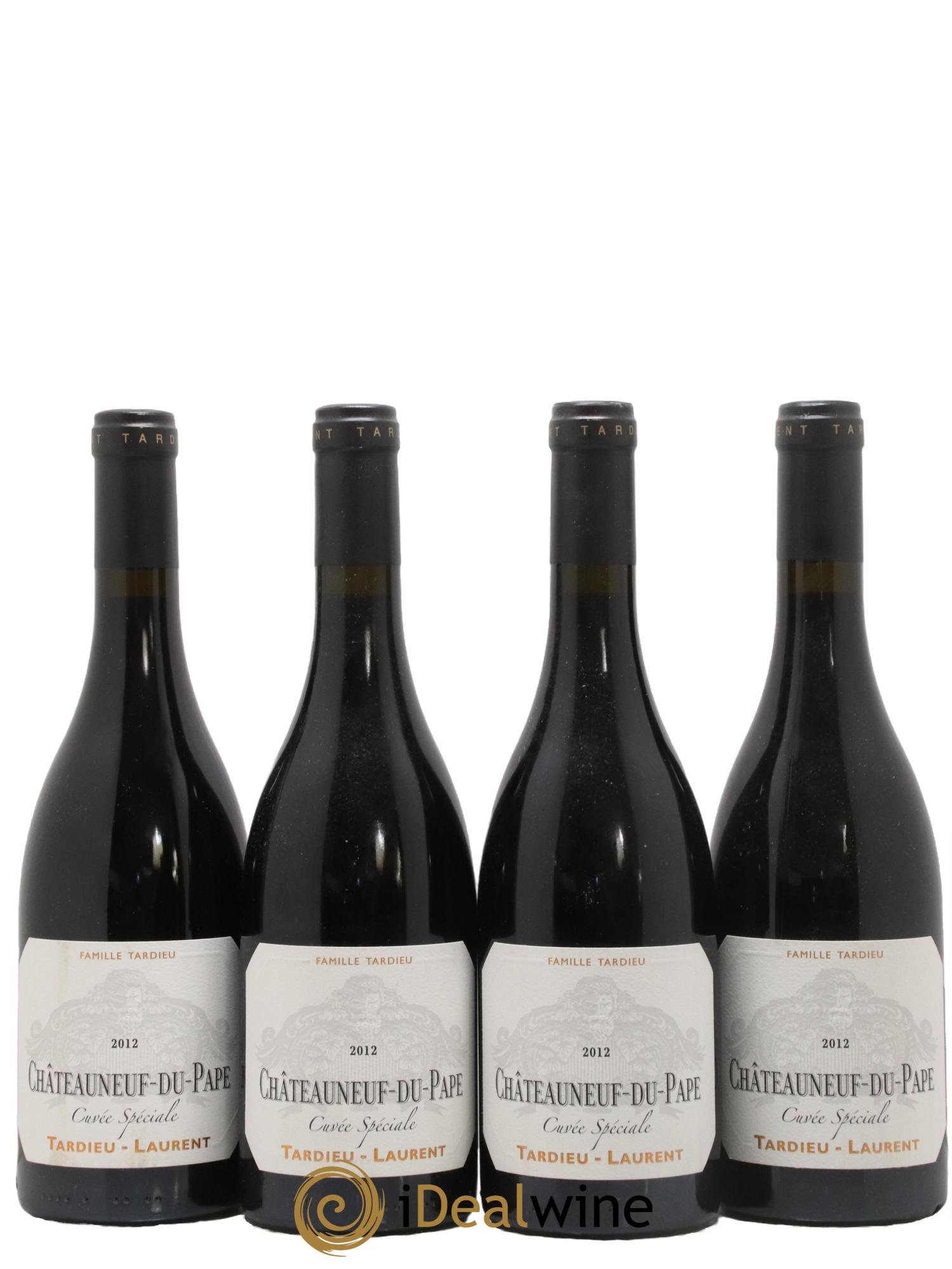 Châteauneuf-du-Pape Tardieu-Laurent Cuvée spéciale Famille Tardieu 2012 - Lot de 4 bouteilles - 0