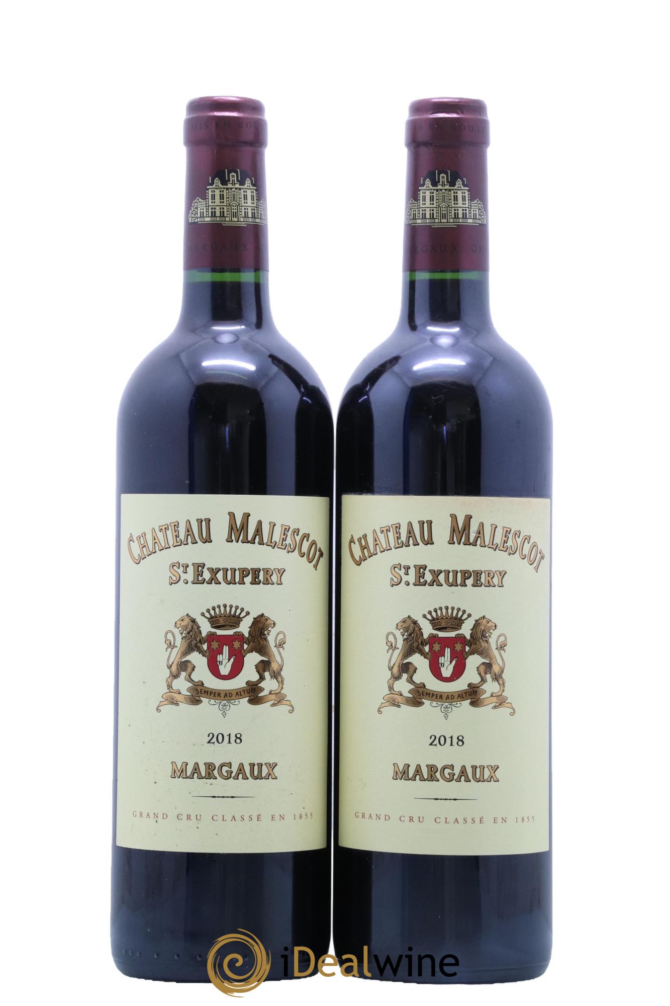 Château Malescot Saint-Exupéry 3ème Grand Cru Classé 2018 - Posten von 2 Flaschen - 0