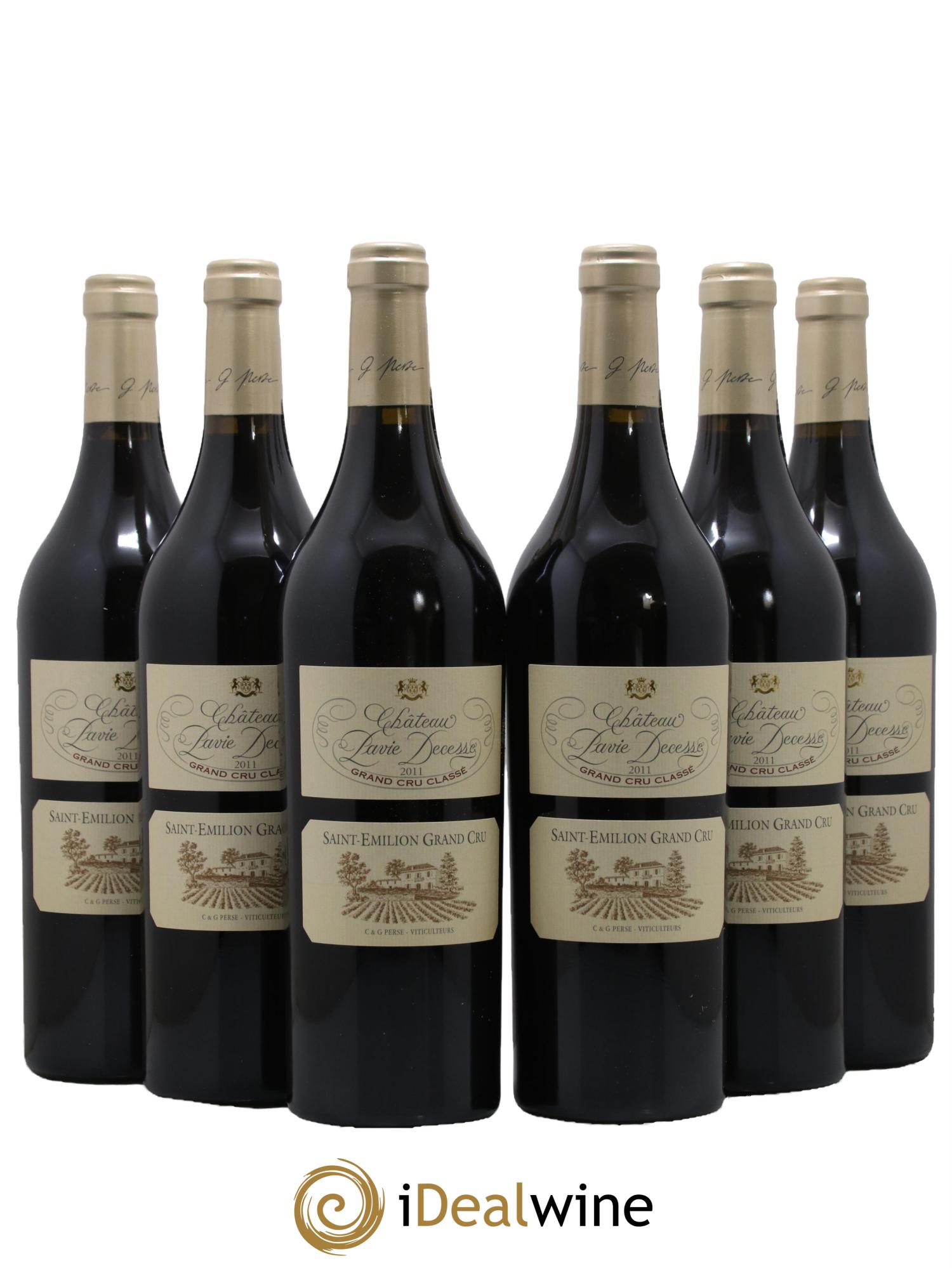 Château Pavie Decesse Grand Cru Classé 2011 - Lot of 6 bottles - 0