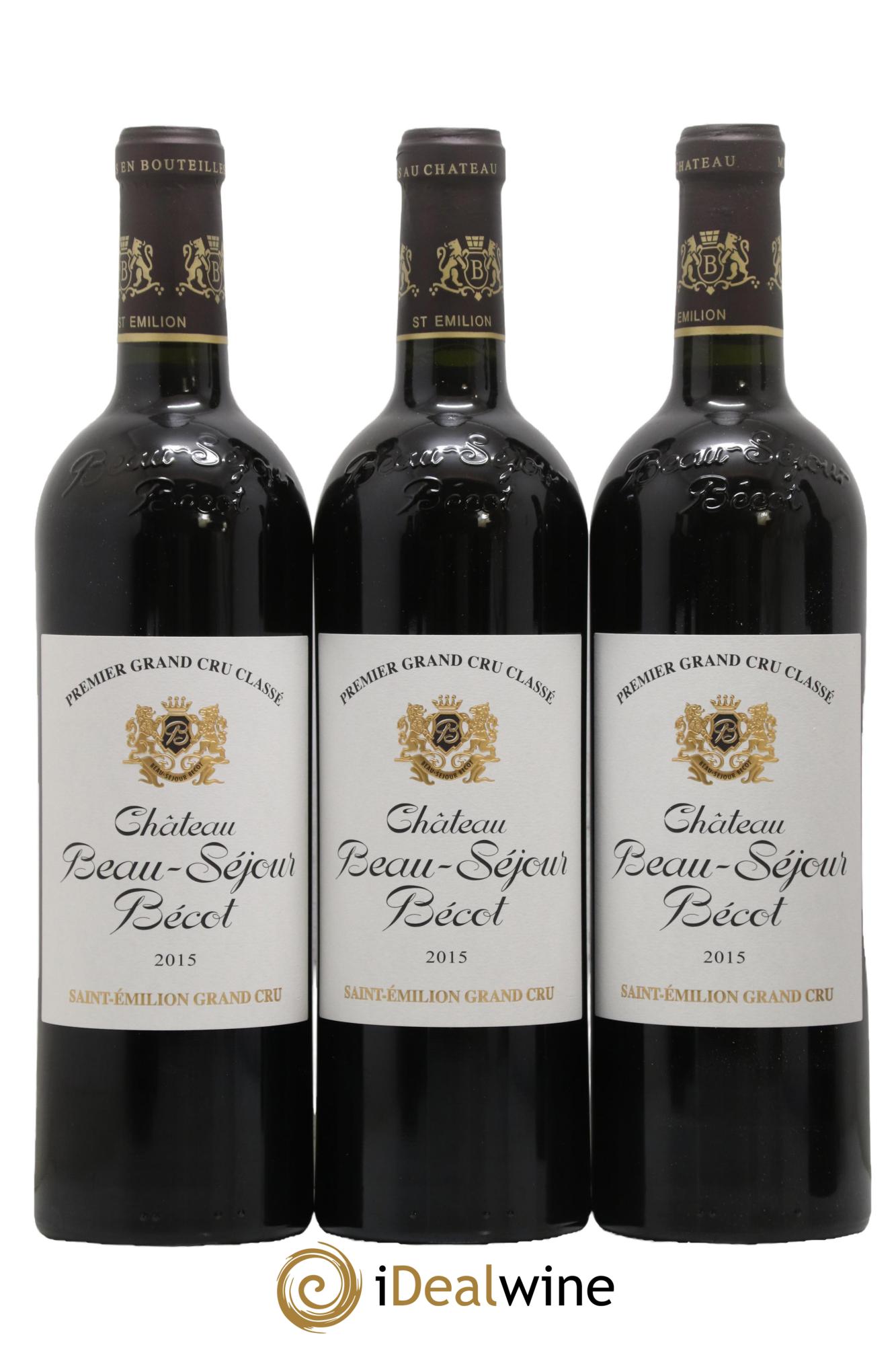 Château Beau-Séjour Bécot 1er Grand Cru Classé B 2015 - Lot de 6 bouteilles - 1