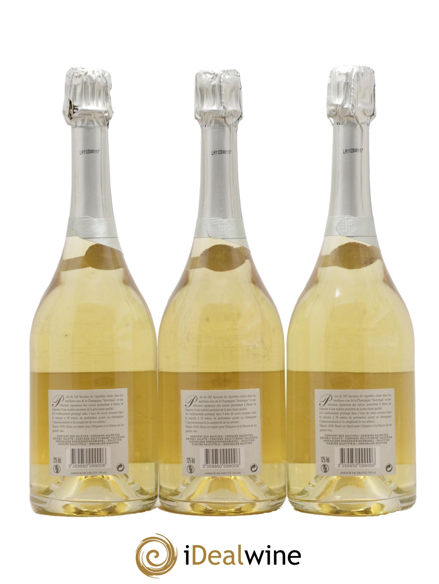 Amour de Deutz Brut Deutz 2008 - Lot de 3 bouteilles - 1