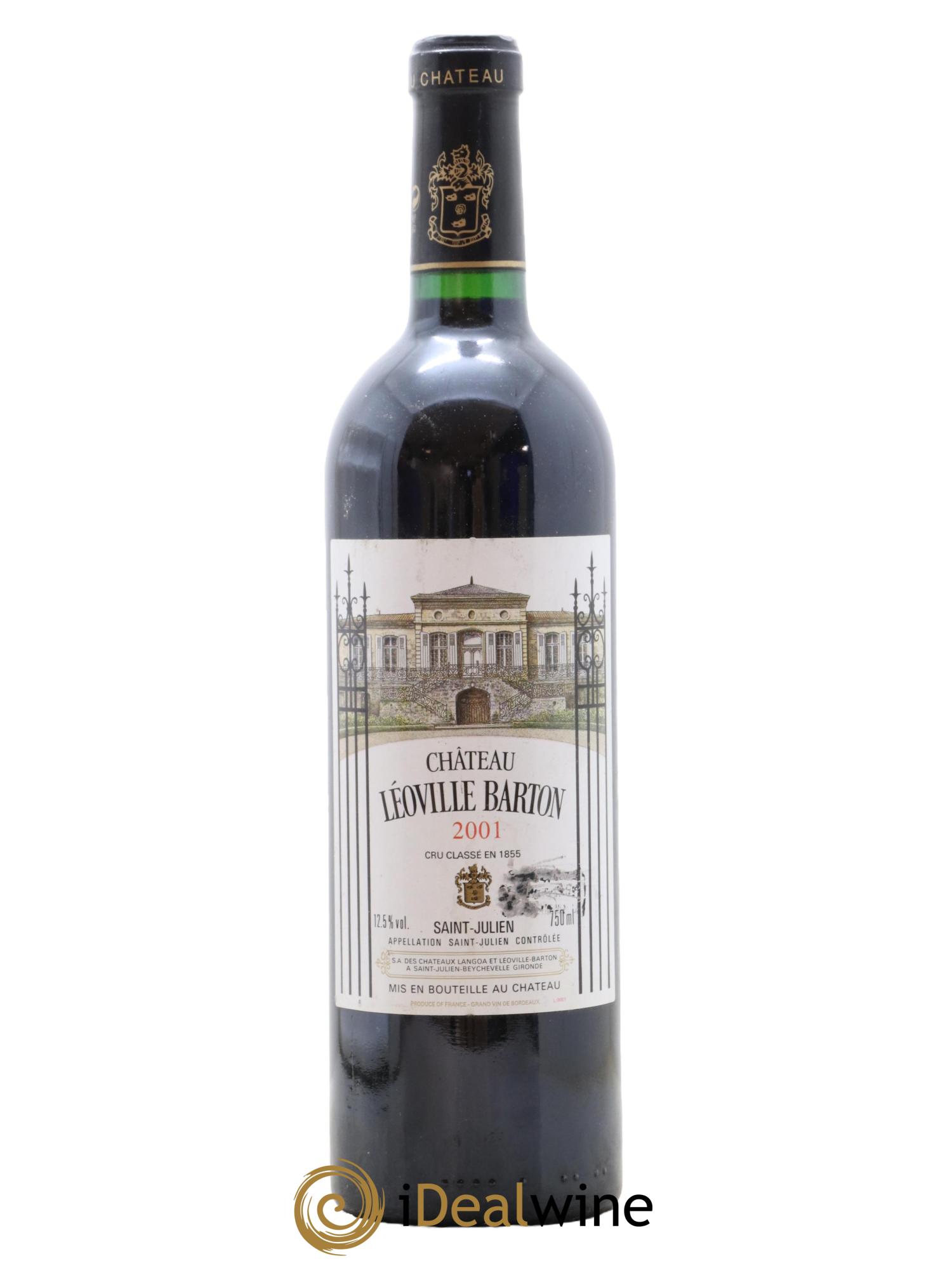 Château Léoville Barton 2ème Grand Cru Classé 2001 - Lotto di 1 bottiglia - 0