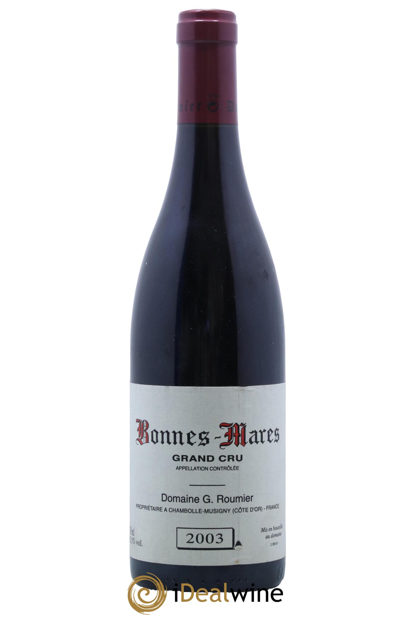 Bonnes-Mares Grand Cru Georges Roumier (Domaine) 2003 - Lot of 1 bottle - 0