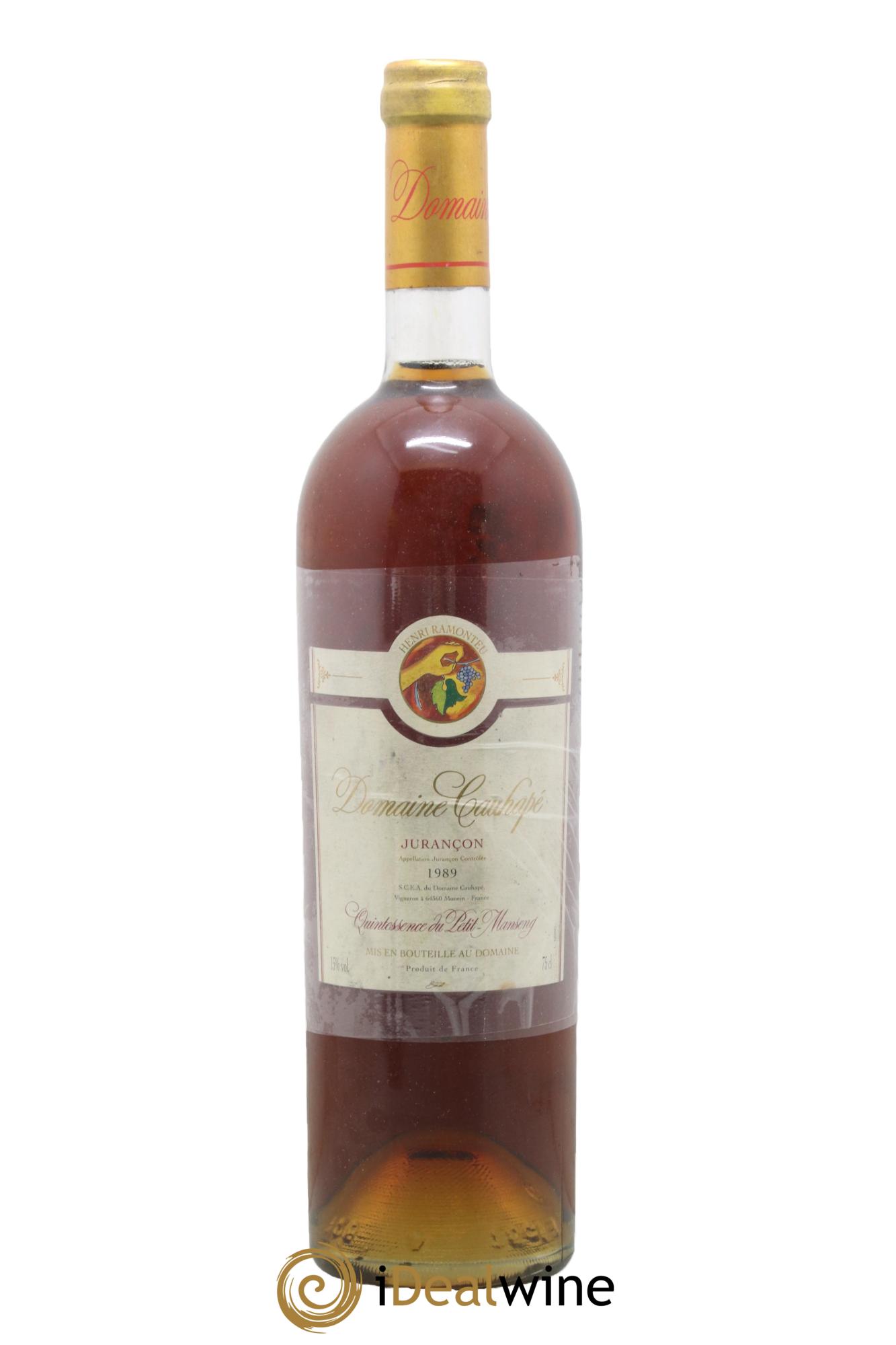 Jurançon Quintessence du Petit Manseng Cauhapé  1989 - Lot of 1 bottle - 0