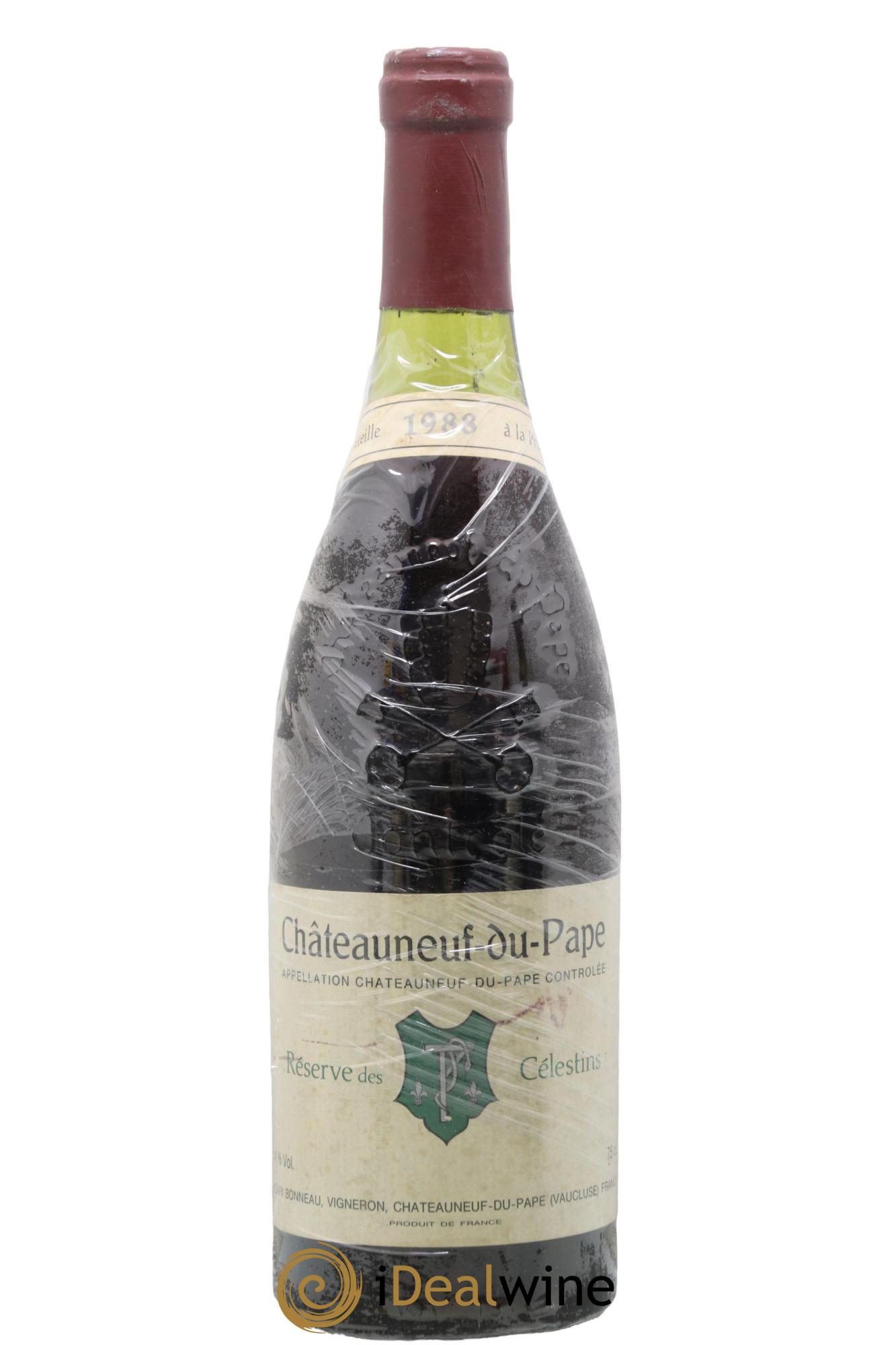 Châteauneuf-du-Pape Réserve des Célestins Henri Bonneau & Fils 1988 - Lot de 1 bouteille - 0