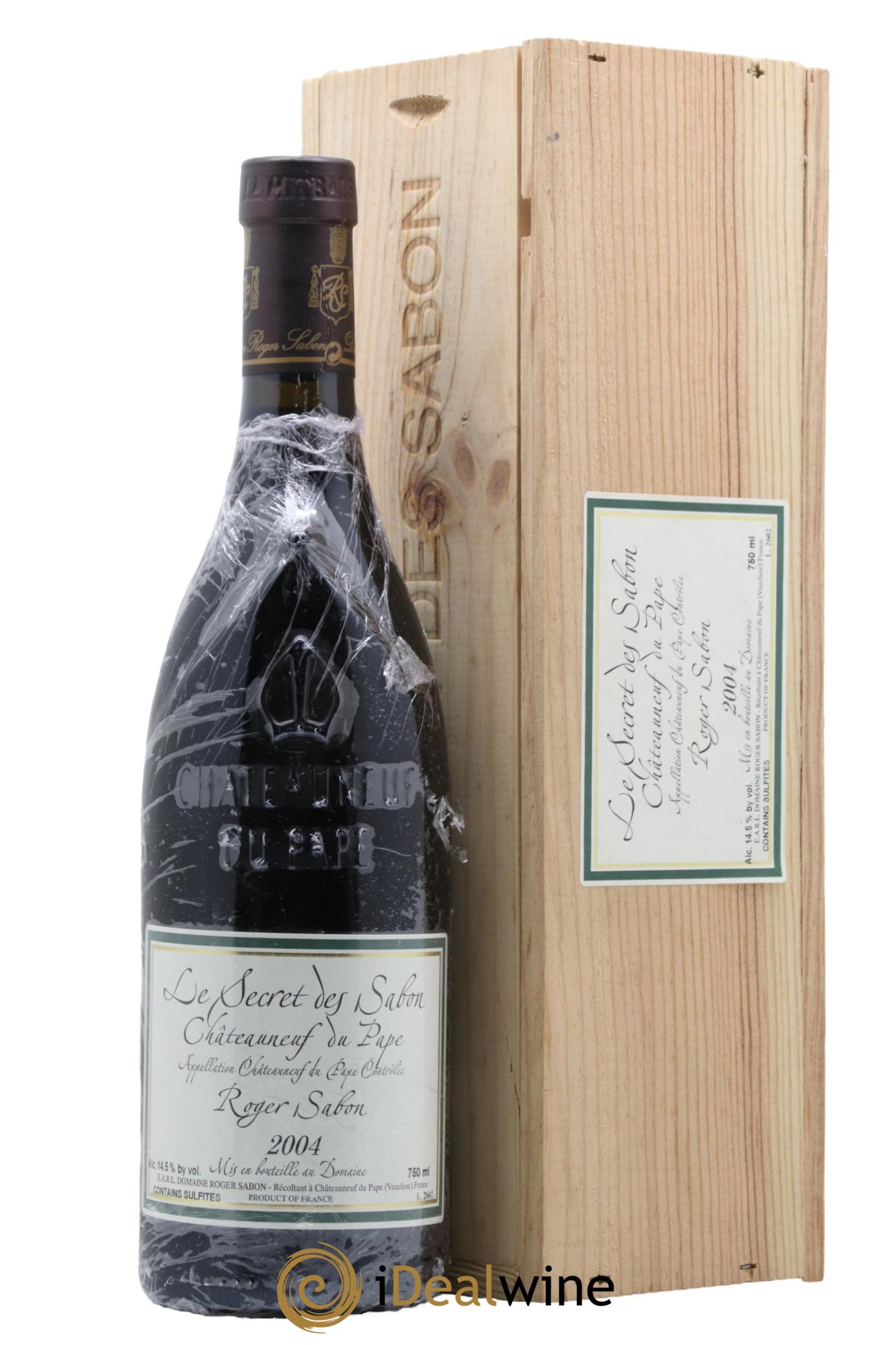 Châteauneuf-du-Pape Le Secret des Sabon Domaine Roger Sabon 2004 - Posten von 1 Flasche - 0