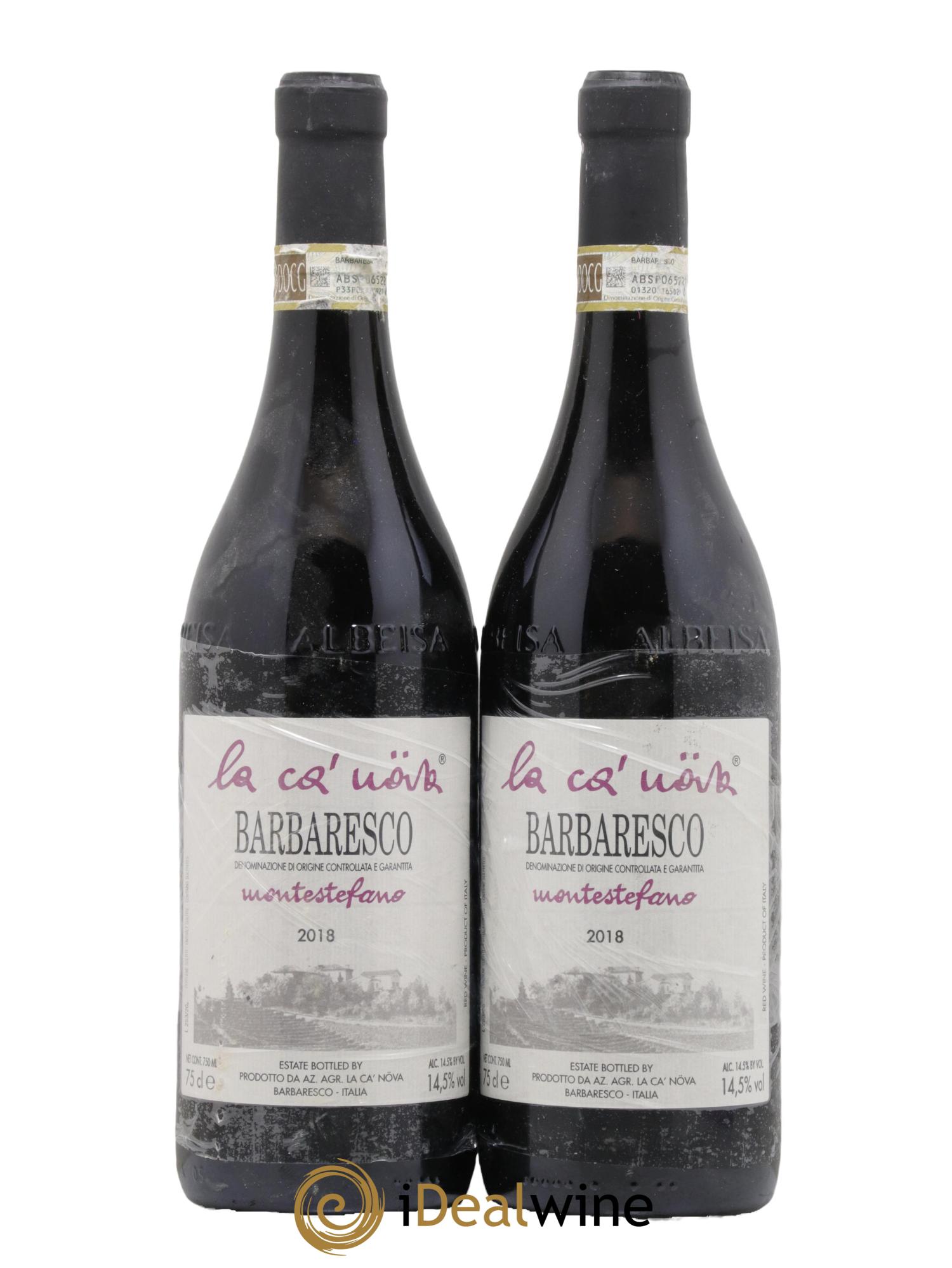 Barbaresco DOCG Montestefano La Ca Nova 2018 - Lot de 2 bouteilles - 0