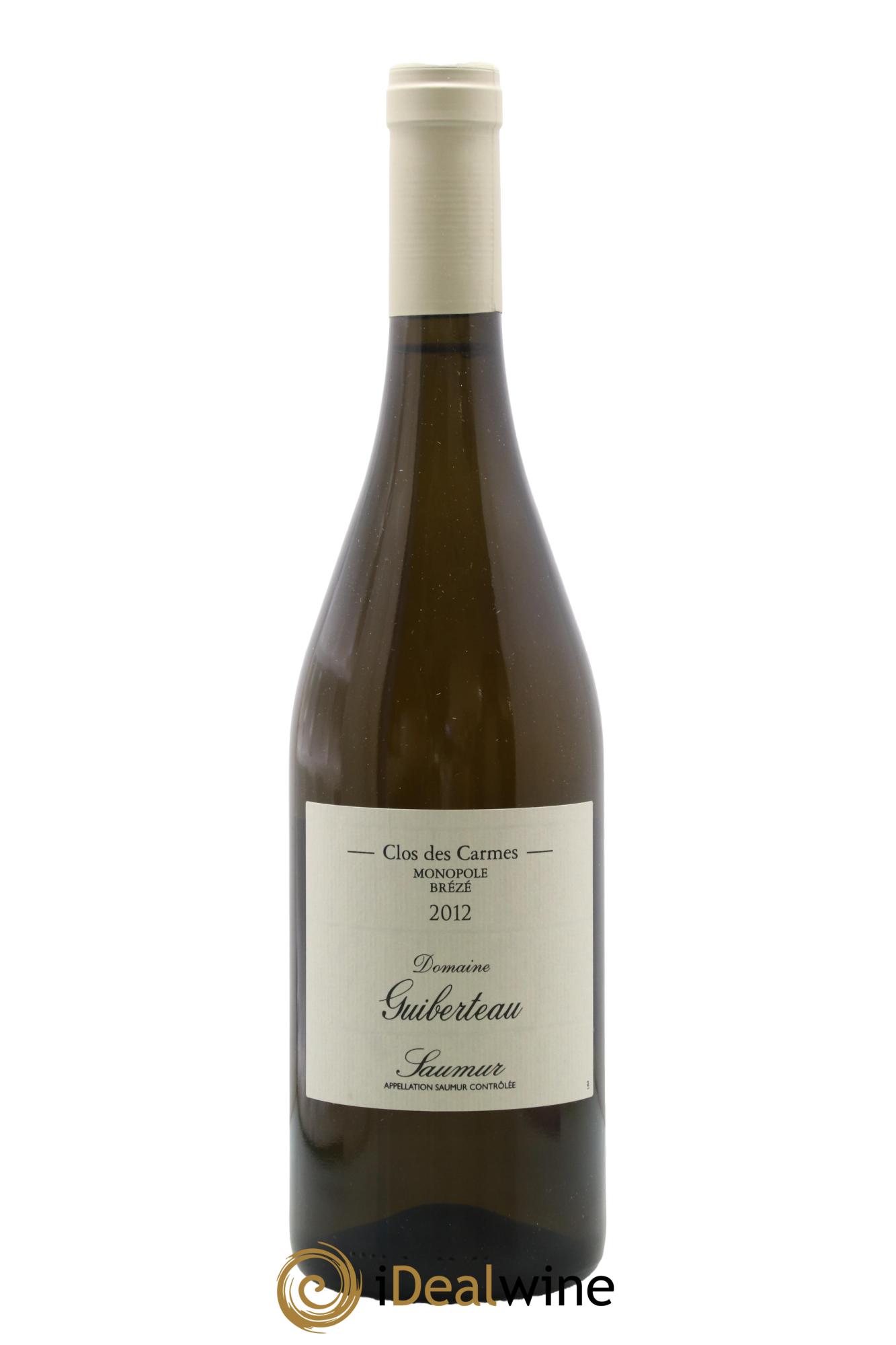 Saumur Brézé Clos des Carmes Domaine Guiberteau 2012 - Lotto di 1 bottiglia - 0