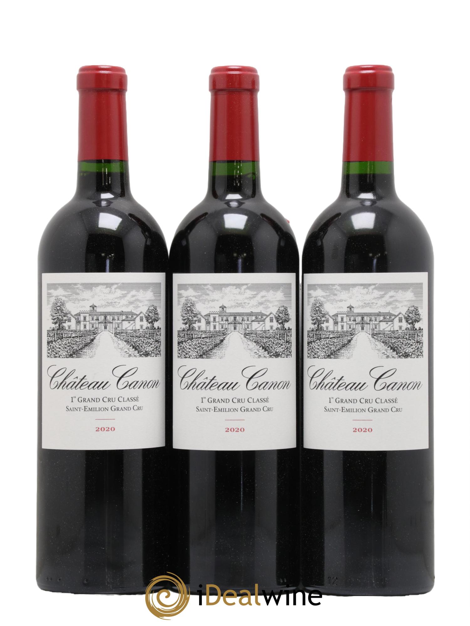 Château Canon 1er Grand Cru Classé B 2020 - Posten von 6 Flaschen - 3