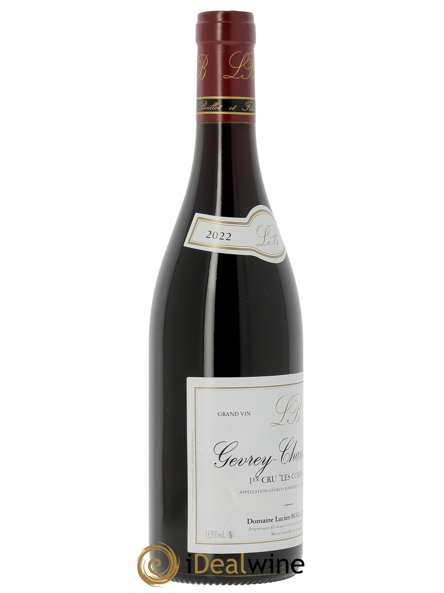 Gevrey-Chambertin 1er Cru Les Corbeaux Lucien Boillot & Fils (Domaine)  2022 - Lot of 1 bottle - 2