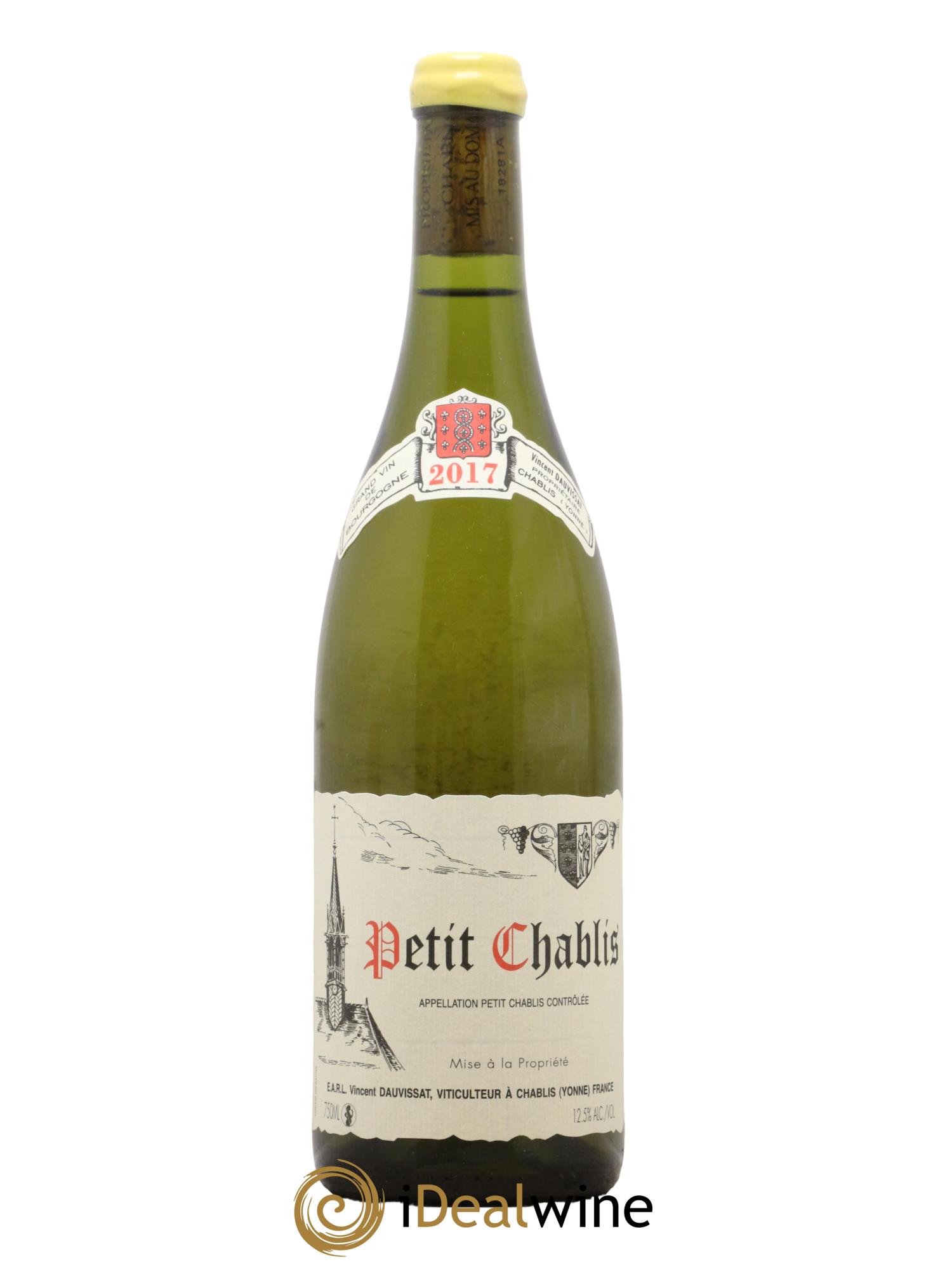 Petit Chablis Vincent Dauvissat (Domaine) 2017 - Posten von 1 Flasche - 0