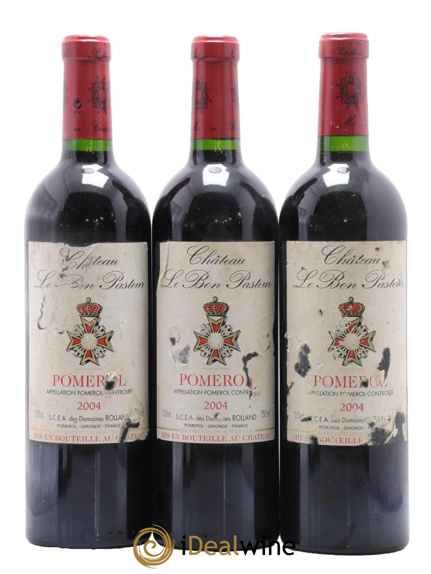 Château le Bon Pasteur 2004 - Posten von 3 Flaschen - 0