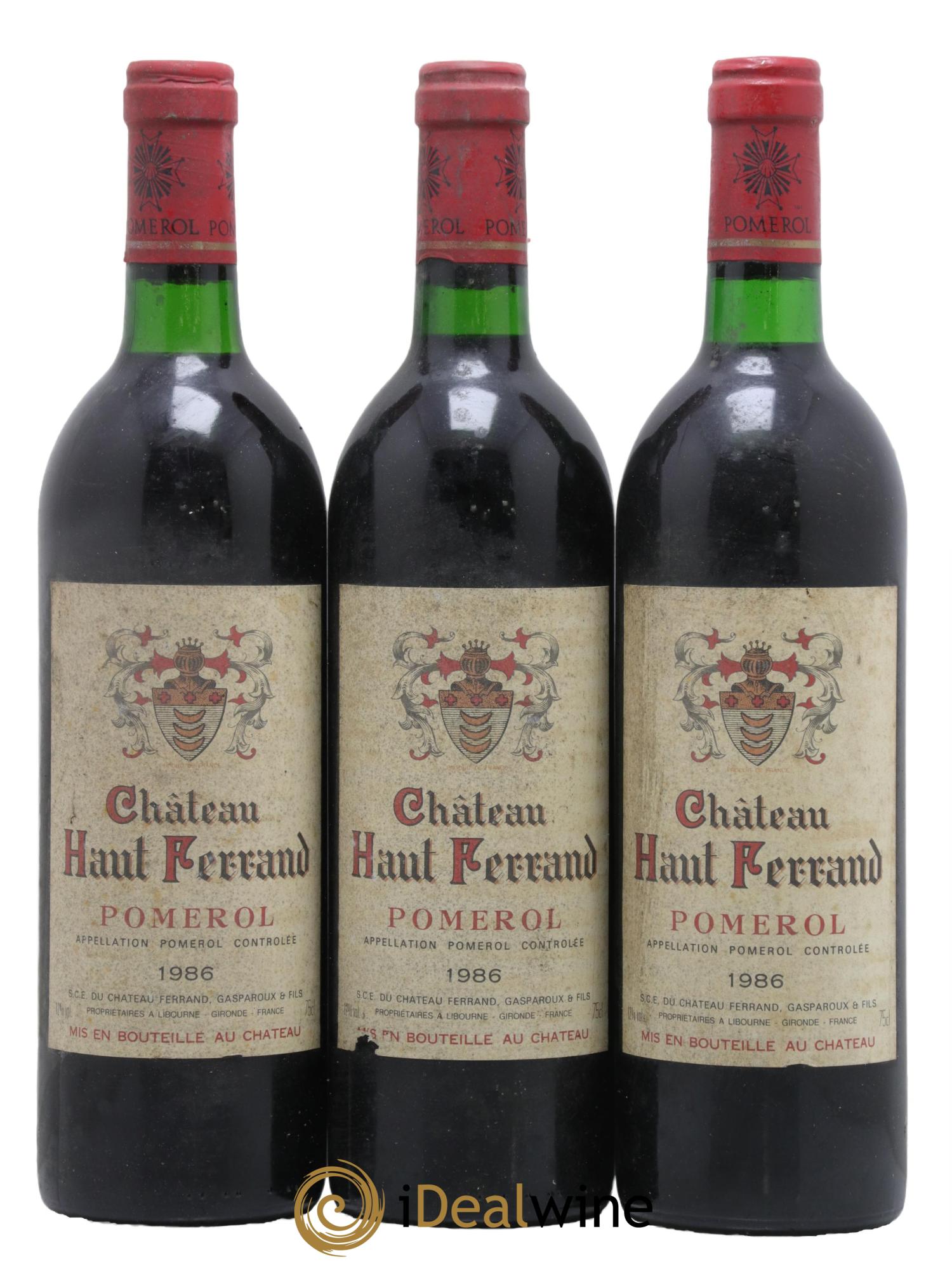 Château Haut Ferrand 1986 - Posten von 3 Flaschen - 0