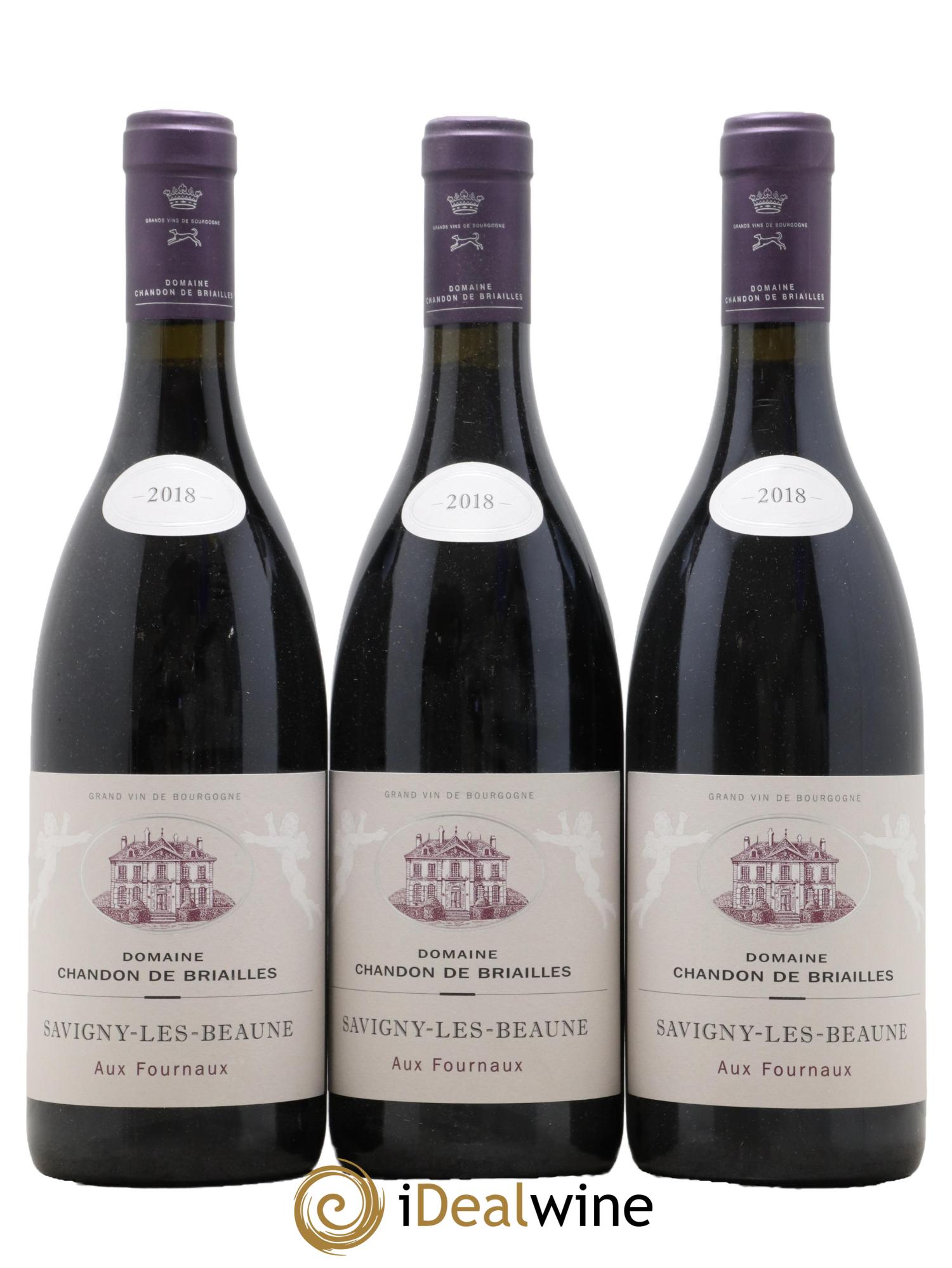 Savigny-lès-Beaune Aux Fournaux Chandon de Briailles 2018 - Lot de 3 bouteilles - 0