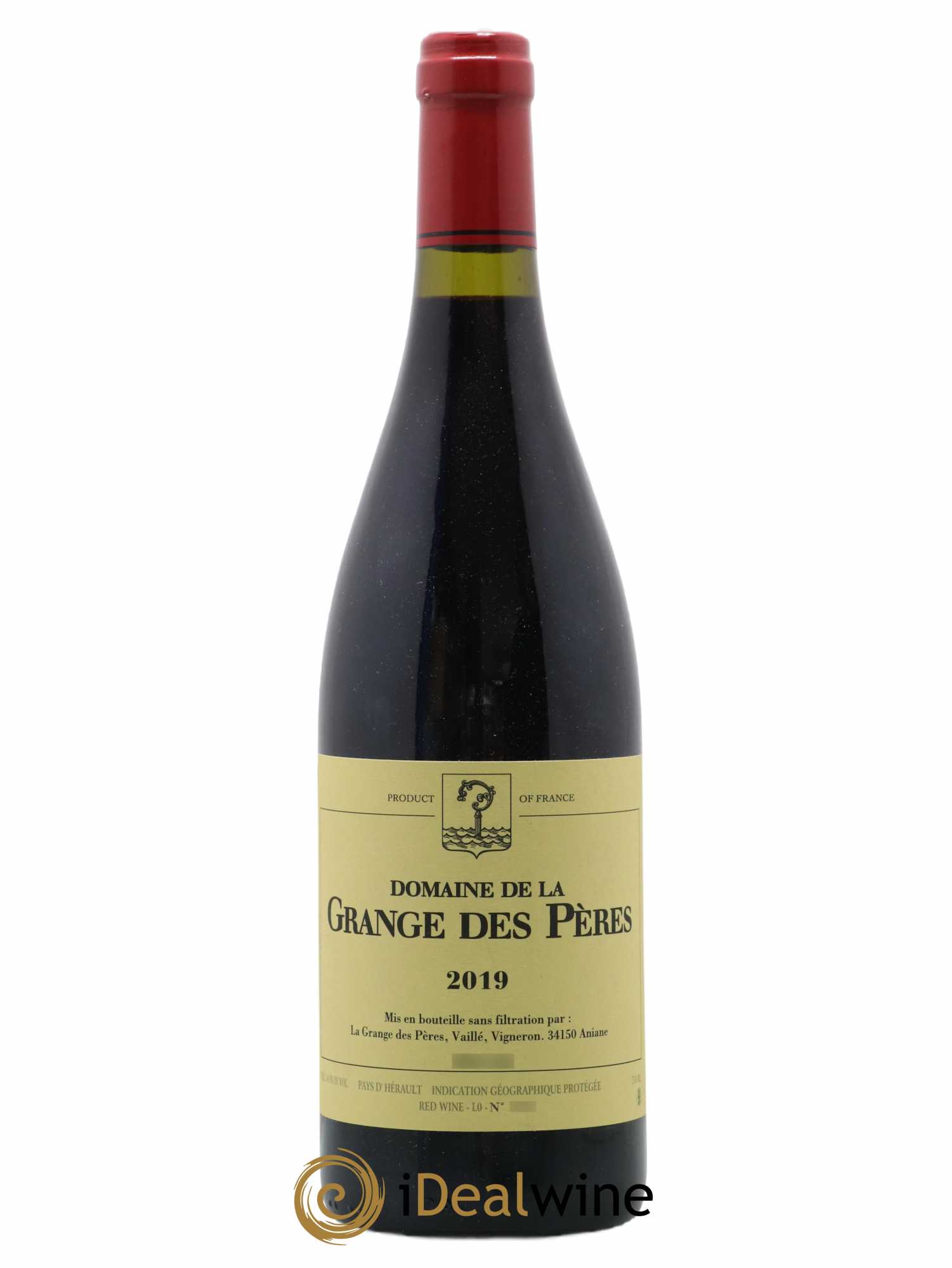 IGP Pays d'Hérault Grange des Pères Laurent Vaillé 2019 - Lot de 1 bouteille - 0