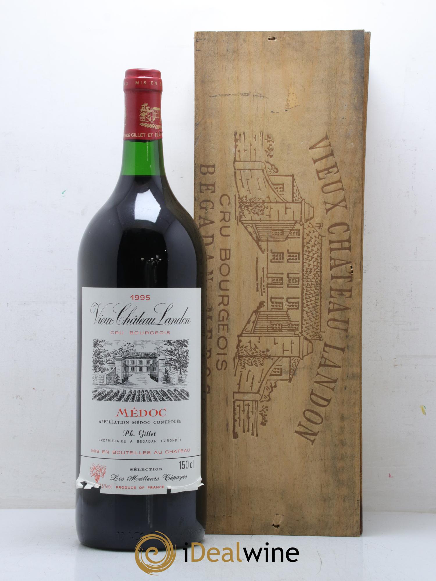 Vieux Château Landon Cru Bourgeois 1995 - Lot de 1 magnum - 1