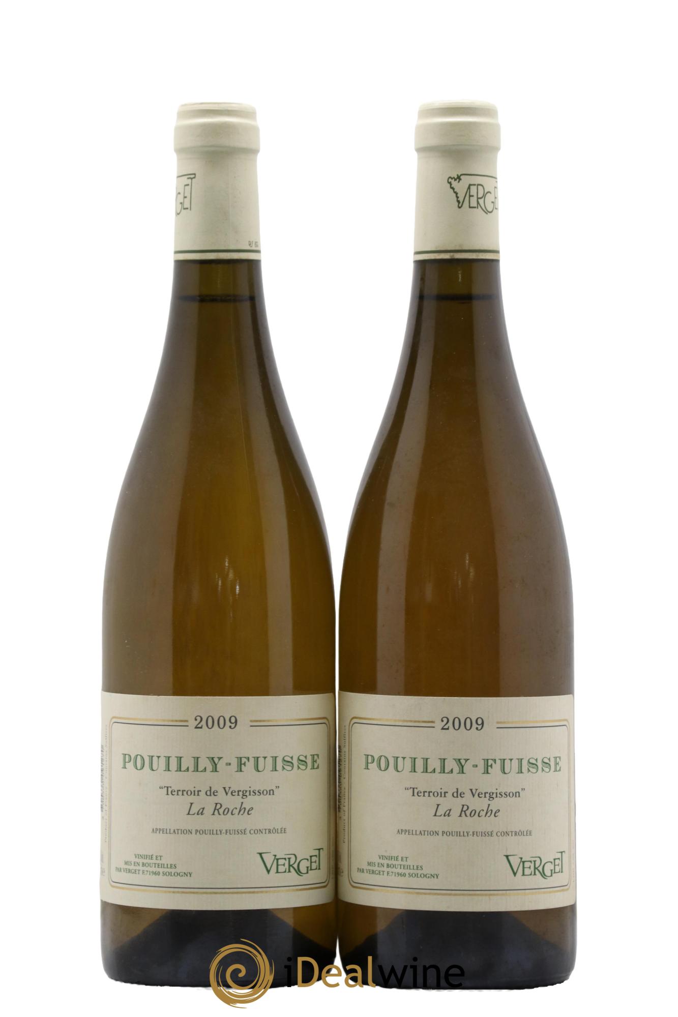 Pouilly-Fuissé La Roche Verget 2009 - Lot of 2 bottles - 0