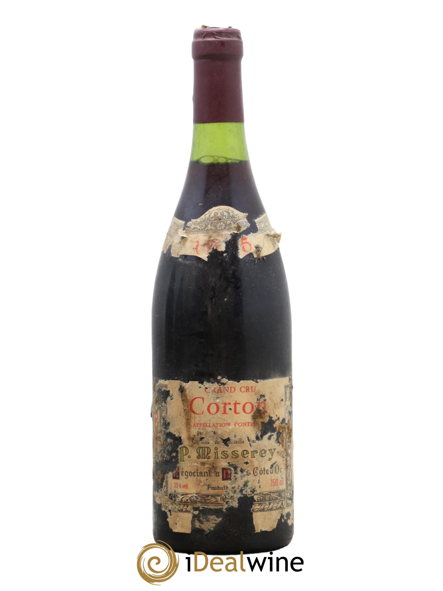 Corton Grand Cru Domaine Misserey 1985 - Lot de 1 bouteille - 0