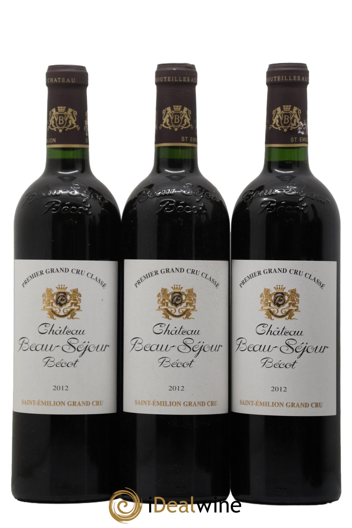 Château Beau-Séjour Bécot 1er Grand Cru Classé B 2012 - Lot of 6 bottles - 1