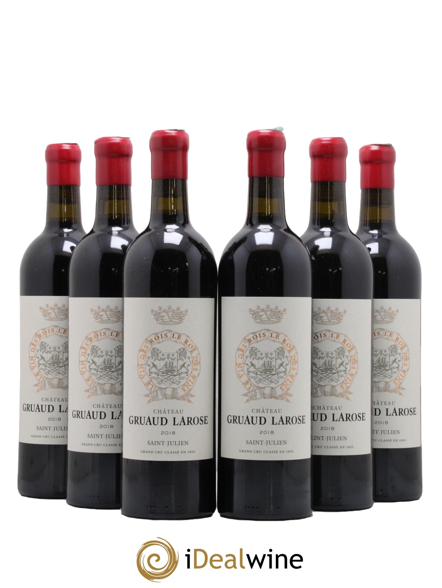 Château Gruaud Larose 2ème Grand Cru Classé  2018 - Lotto di 6 bottiglie - 0