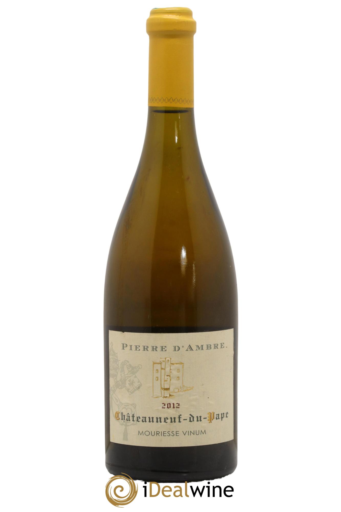 Châteauneuf-du-Pape Pierre d'Ambre Domaine Mouriesse Vinum 2012 - Lot of 1 bottle - 0