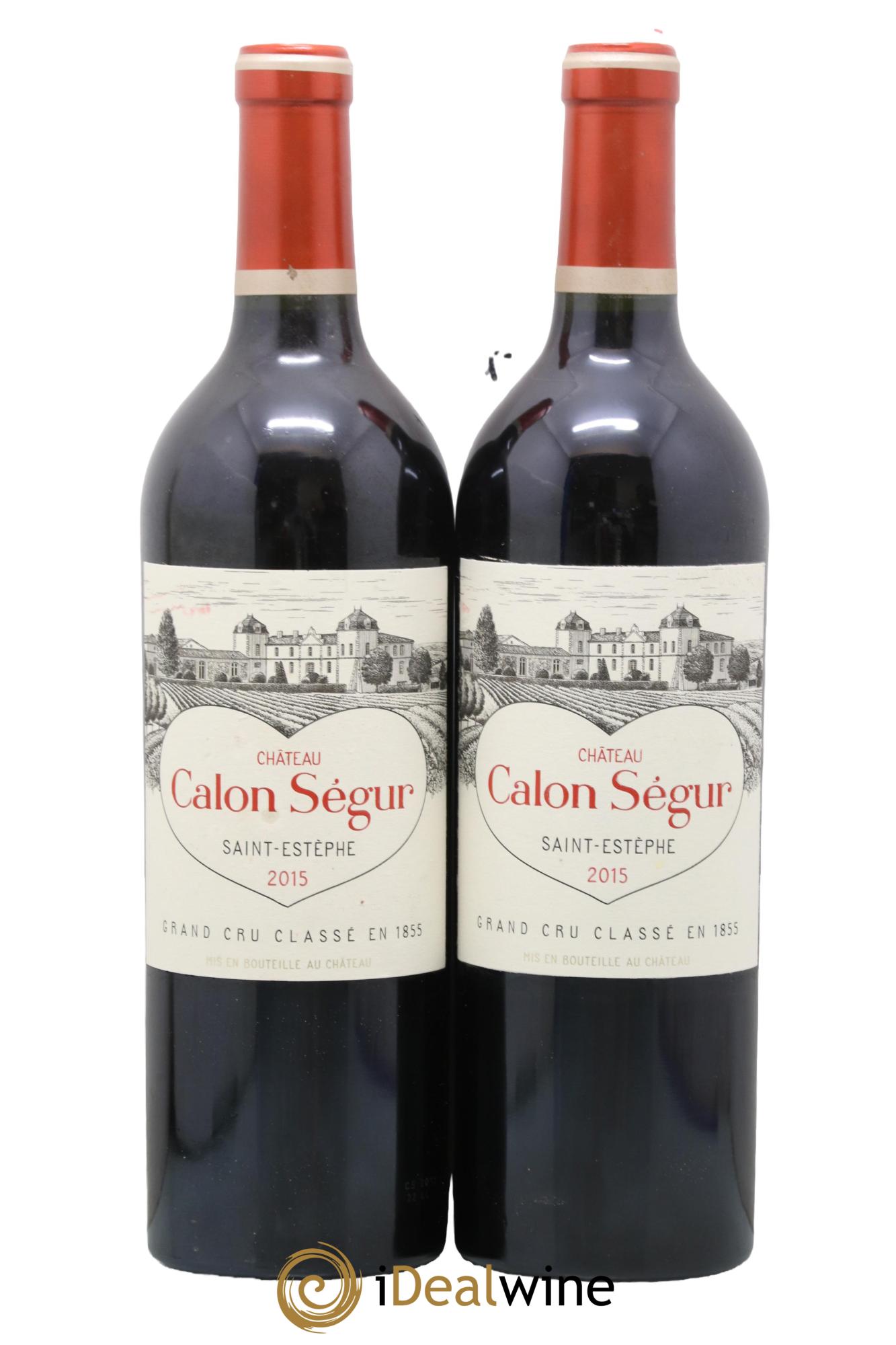 Château Calon Ségur 3ème Grand Cru Classé 2015 - Posten von 2 Flaschen - 0