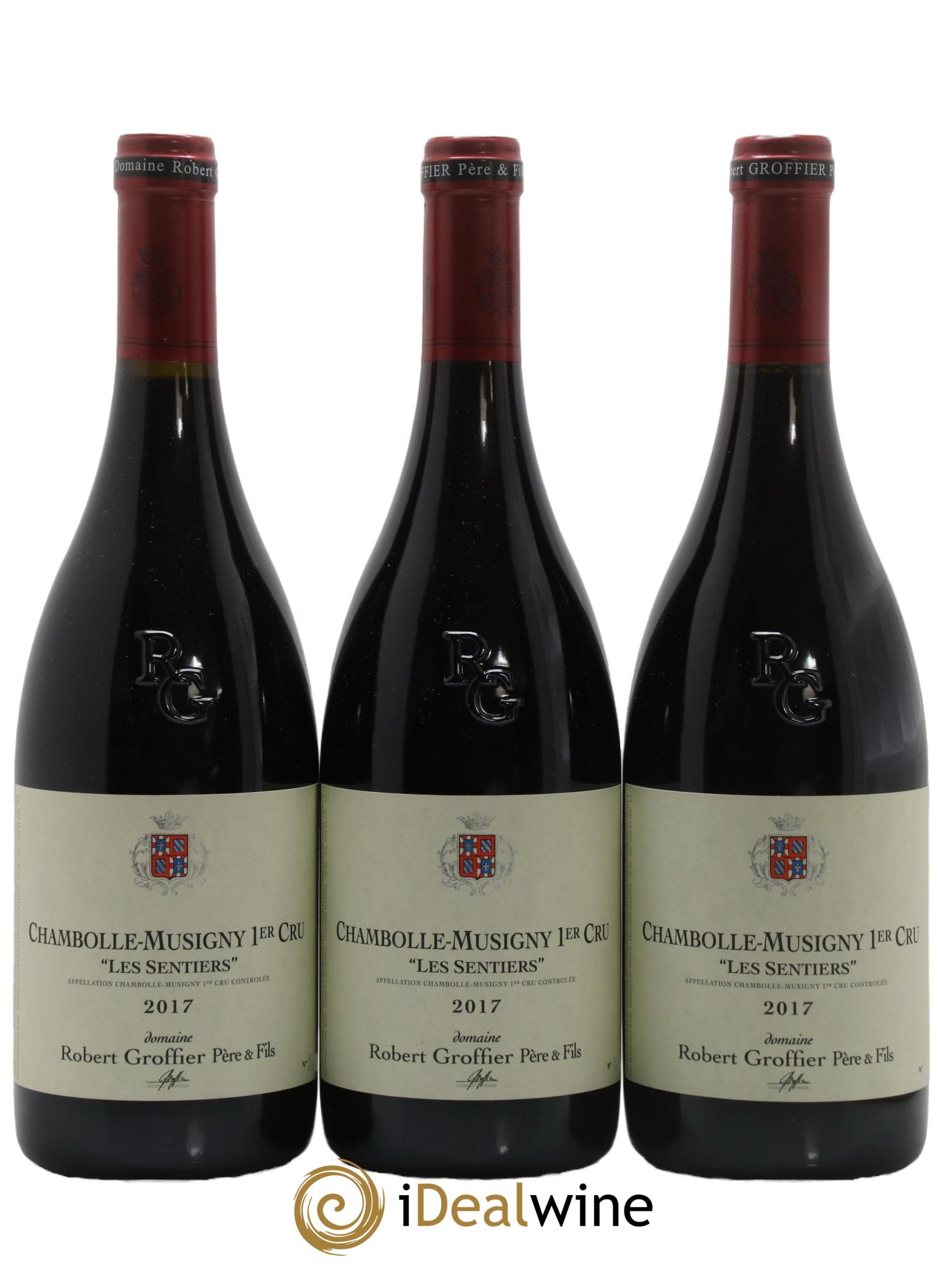 Chambolle-Musigny 1er Cru Les Sentiers Robert Groffier Père & Fils (Domaine) 2017 - Lot de 3 bouteilles - 0