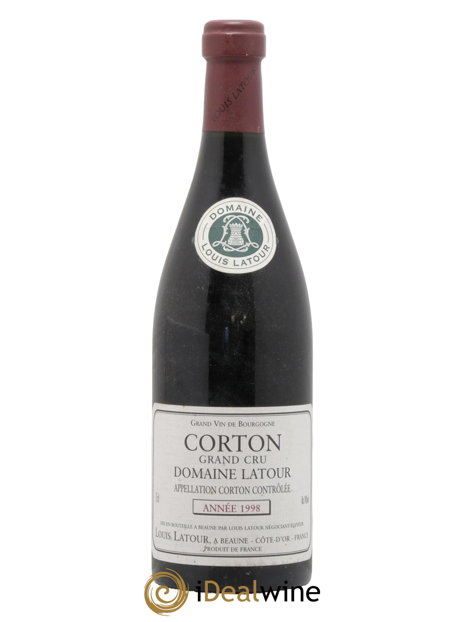 Corton Grand Cru Louis Latour 1998 - Lot of 1 bottle - 0