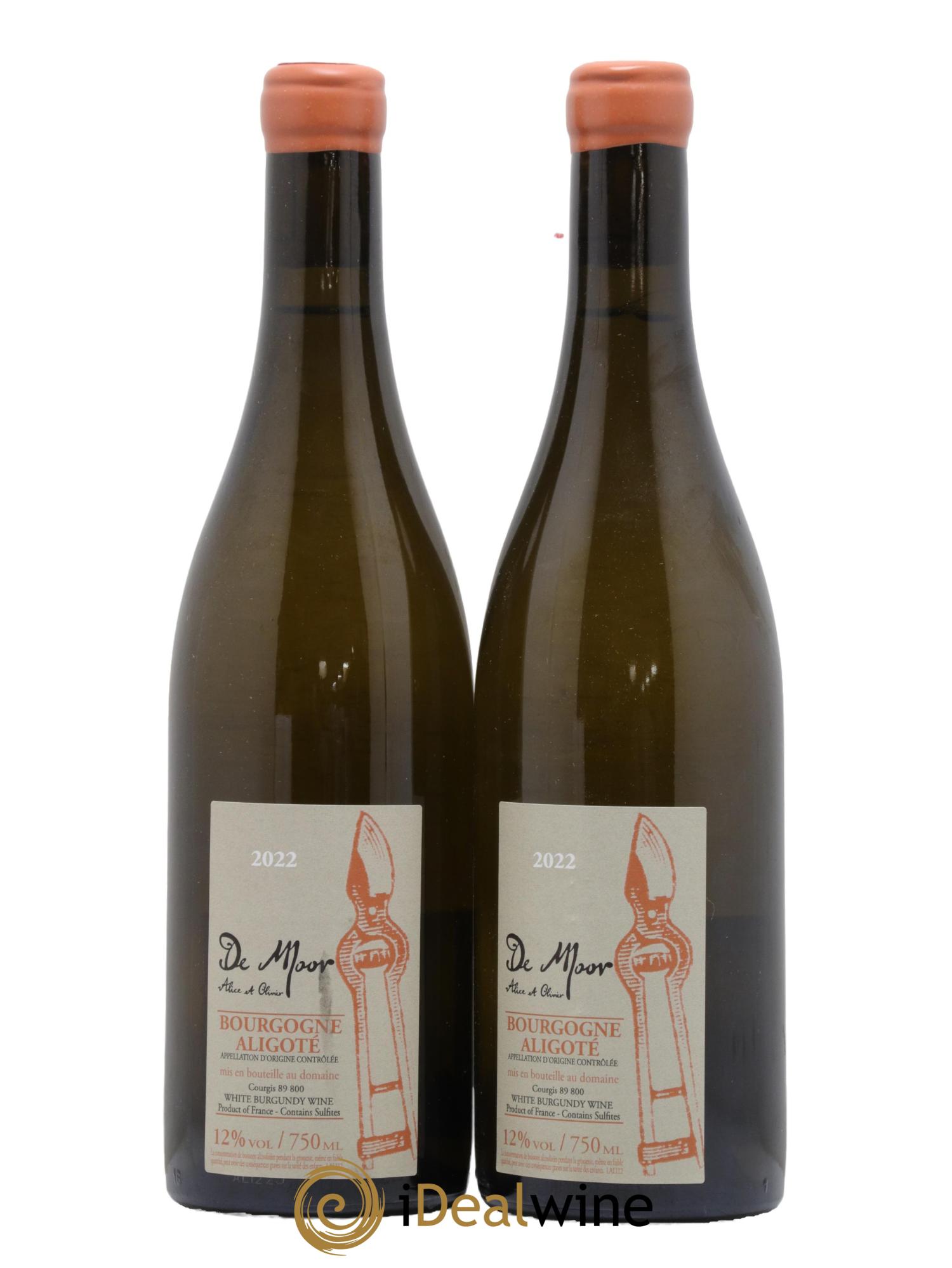 Bourgogne Aligoté Alice et Olivier De Moor  2022 - Lot de 2 bouteilles - 0