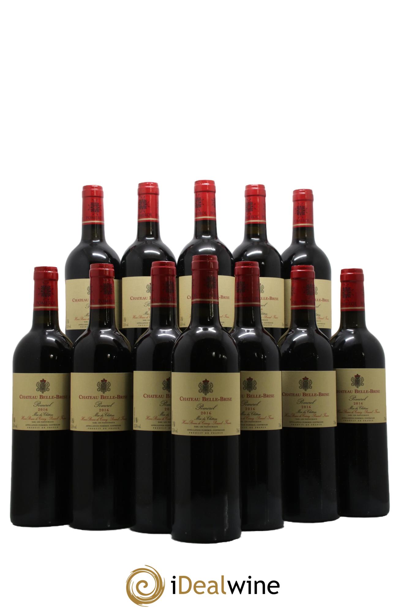 Château Belle-Brise 2016 - Lot of 12 bottles - 0