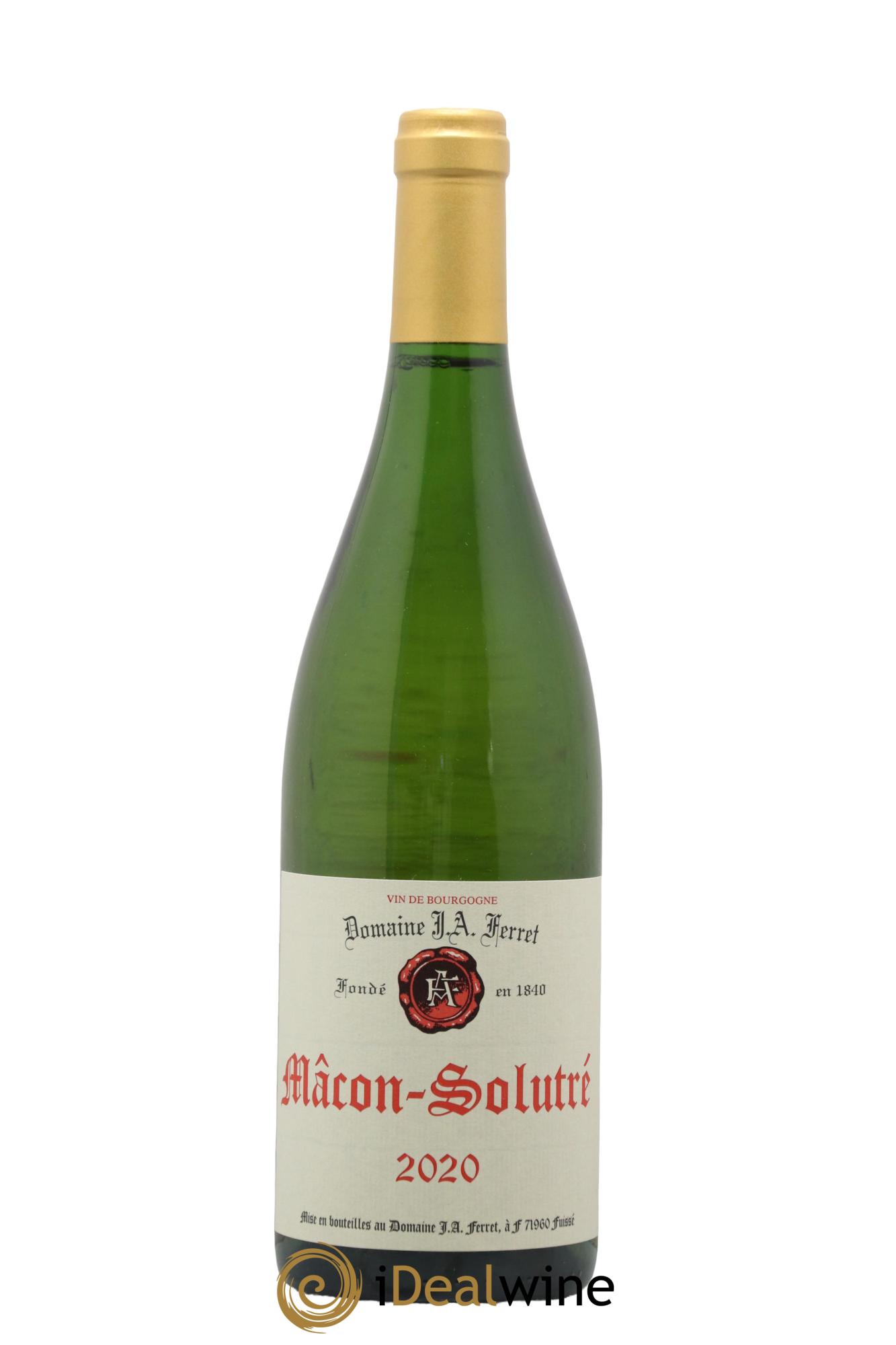 Mâcon-Solutré J.A. Ferret (Domaine) 2020 - Lot de 1 bouteille - 0