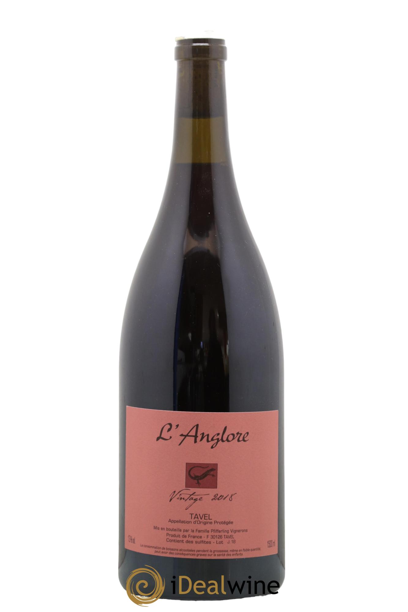 Tavel Vintage L'Anglore 2018 - Lot of 1 magnum - 0