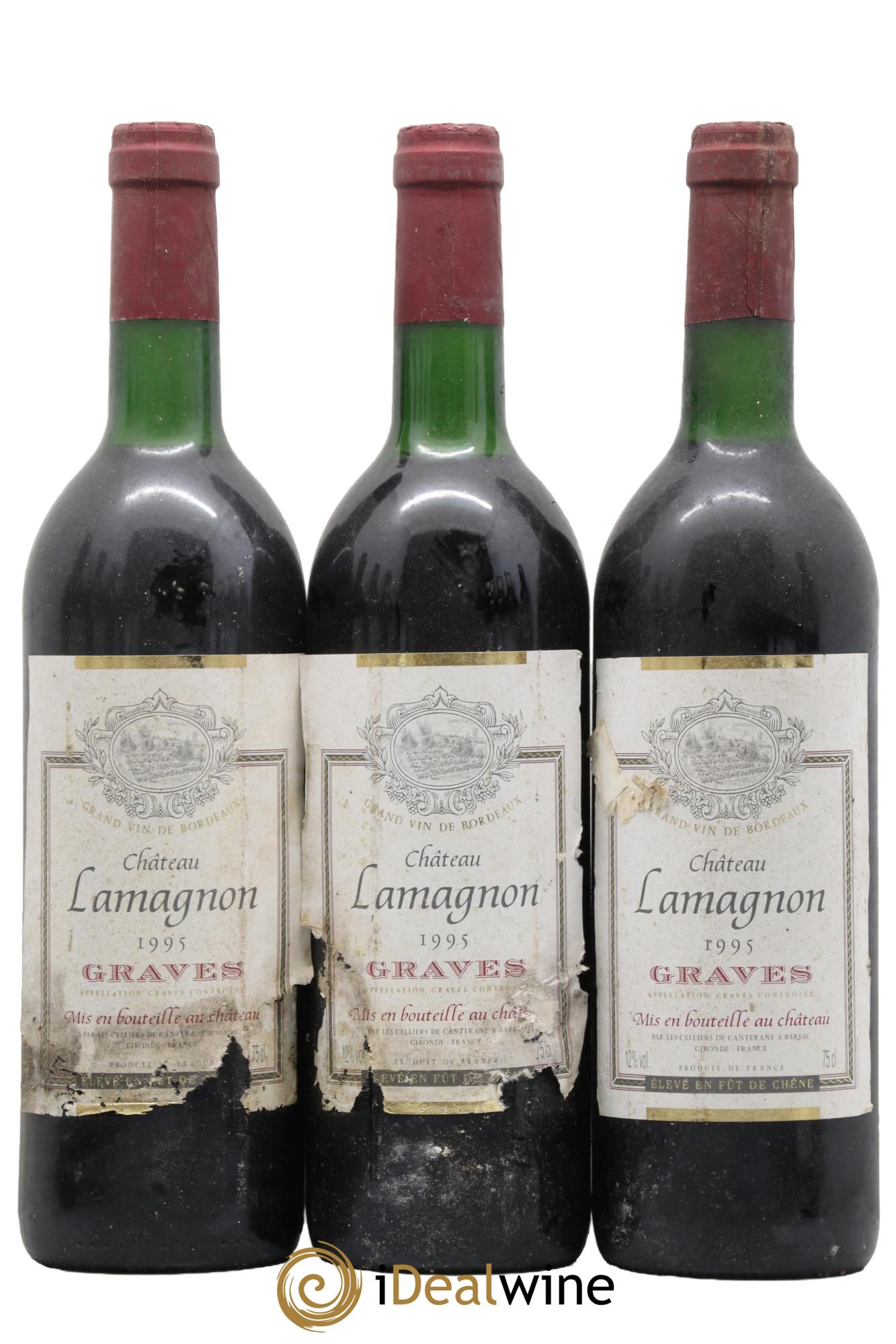 Graves Château Lamagnon 1995 - Posten von 3 Flaschen - 0