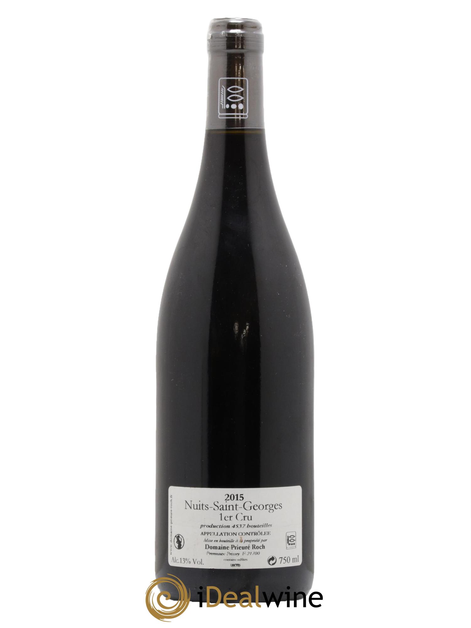 Nuits Saint-Georges 1er Cru Vieilles Vignes Prieuré Roch 2015 - Lot de 1 bouteille - 1