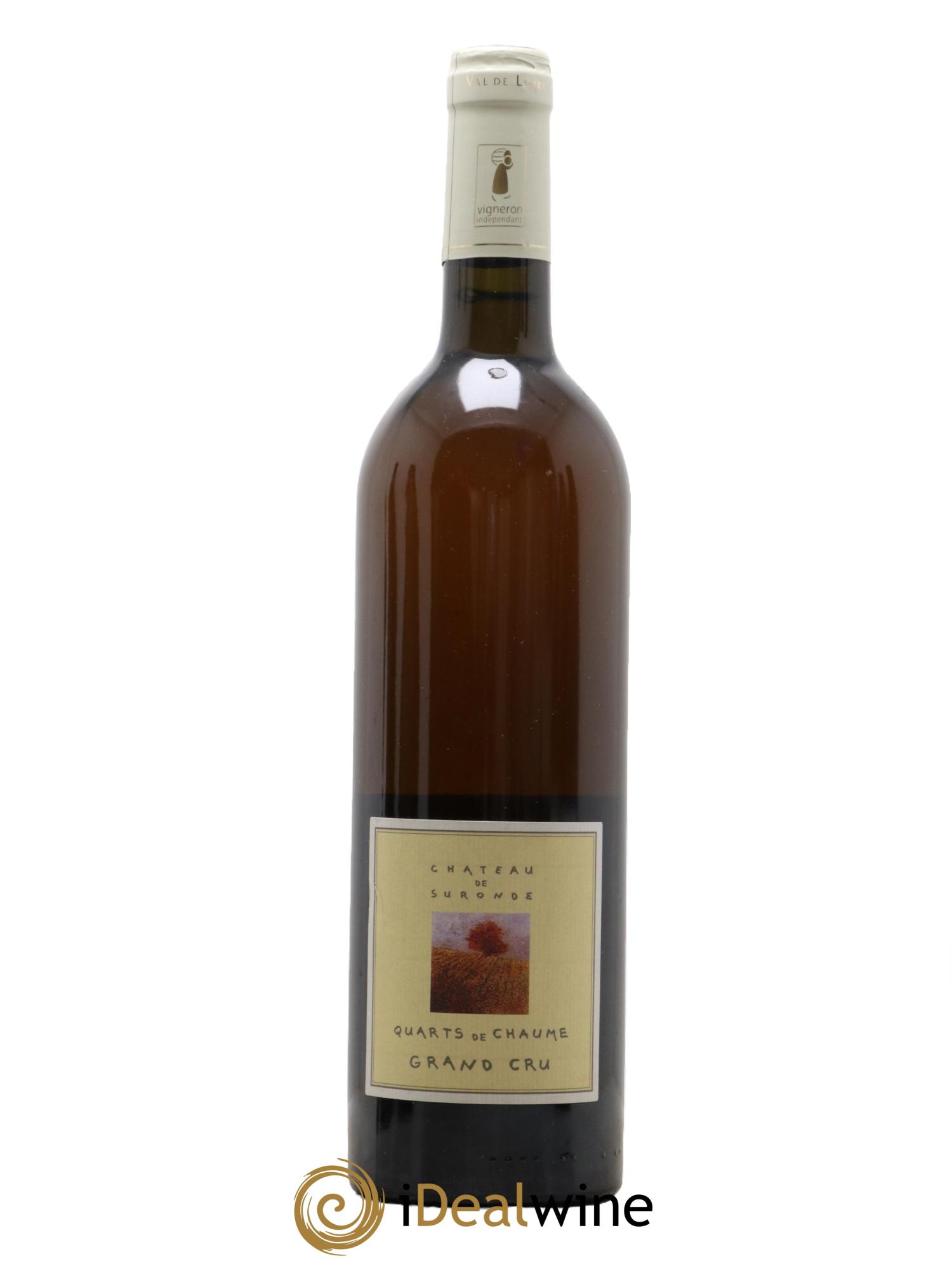 Quarts de Chaume Grains Nobles Château de Suronde  2015 - Posten von 1 Flasche - 0