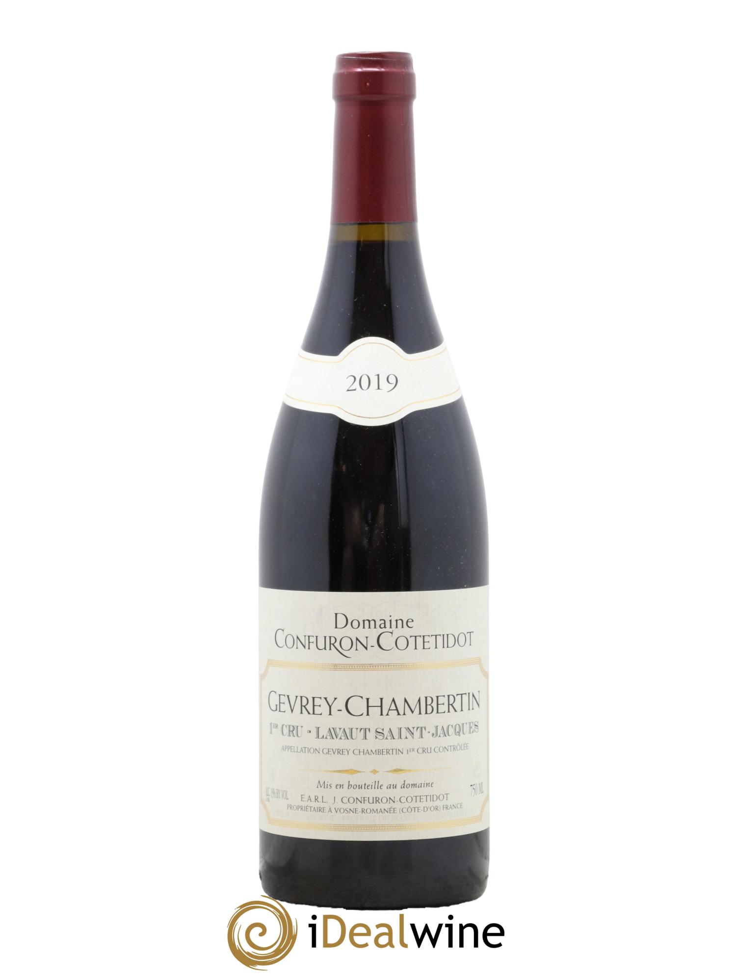 Gevrey-Chambertin 1er Cru Lavaut Saint-Jacques Confuron-Cotetidot 2019 - Lotto di 1 bottiglia - 0