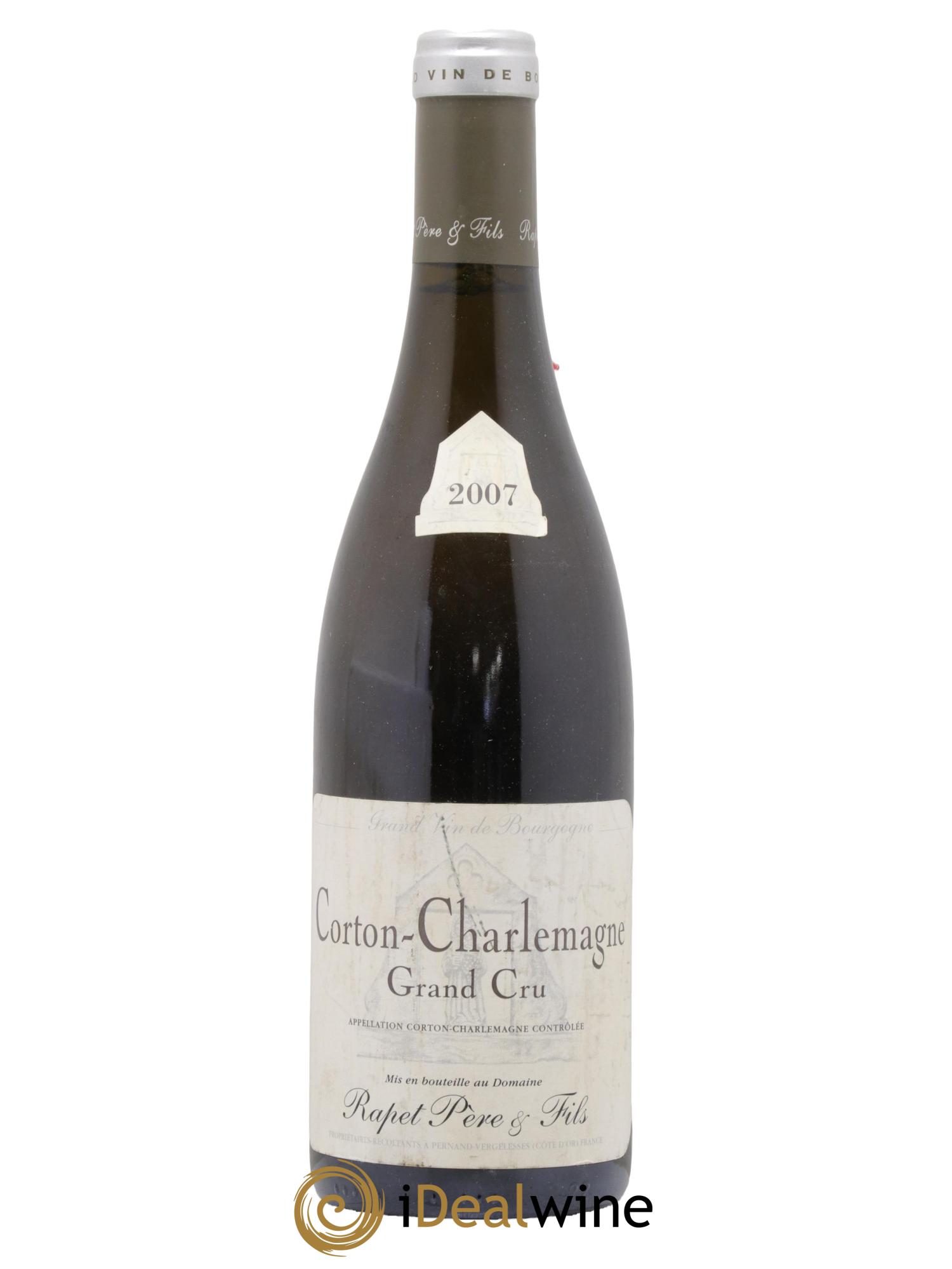 Corton-Charlemagne Grand Cru Rapet Père & Fils 2007 - Lotto di 1 bottiglia - 0