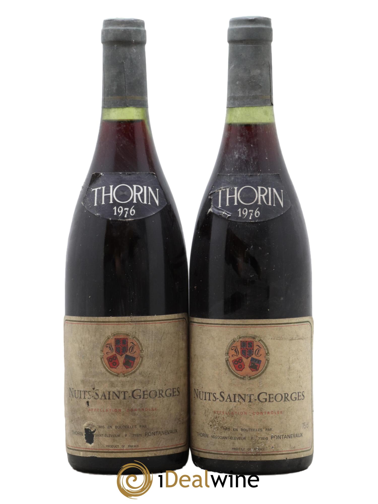 Nuits Saint-Georges Thorin 1976 - Lot de 2 bouteilles - 0