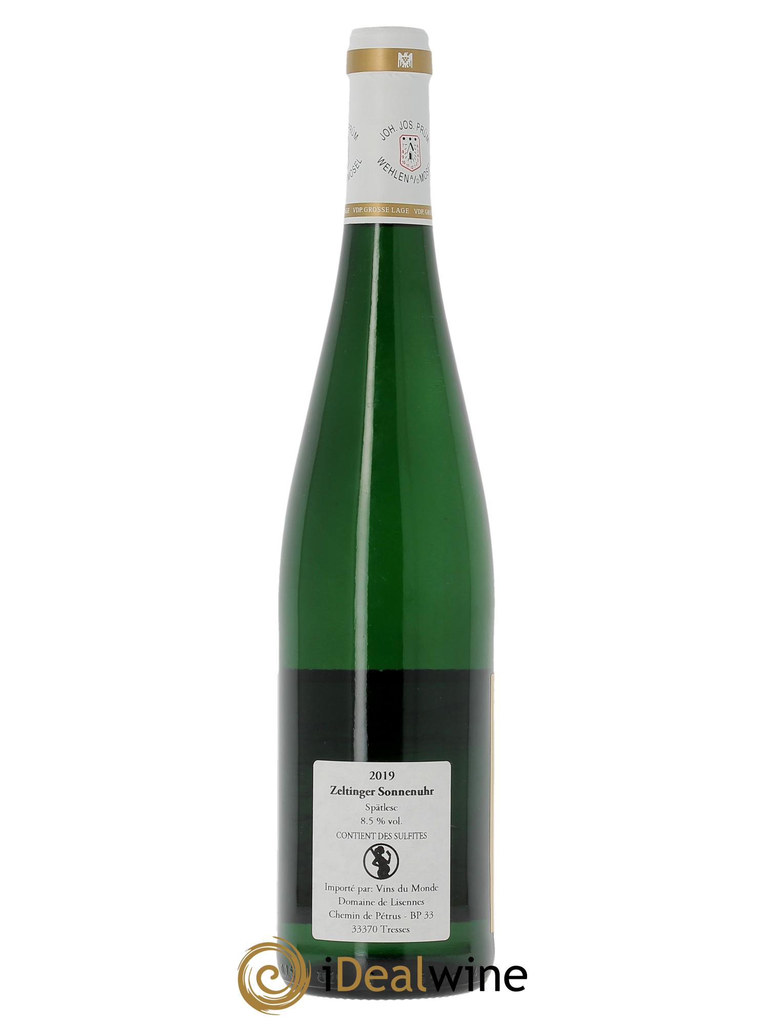 Riesling Joh. Jos. Prum Zeltinger Sonnenhur Auslese 2019 - Posten von 1 Flasche - 2