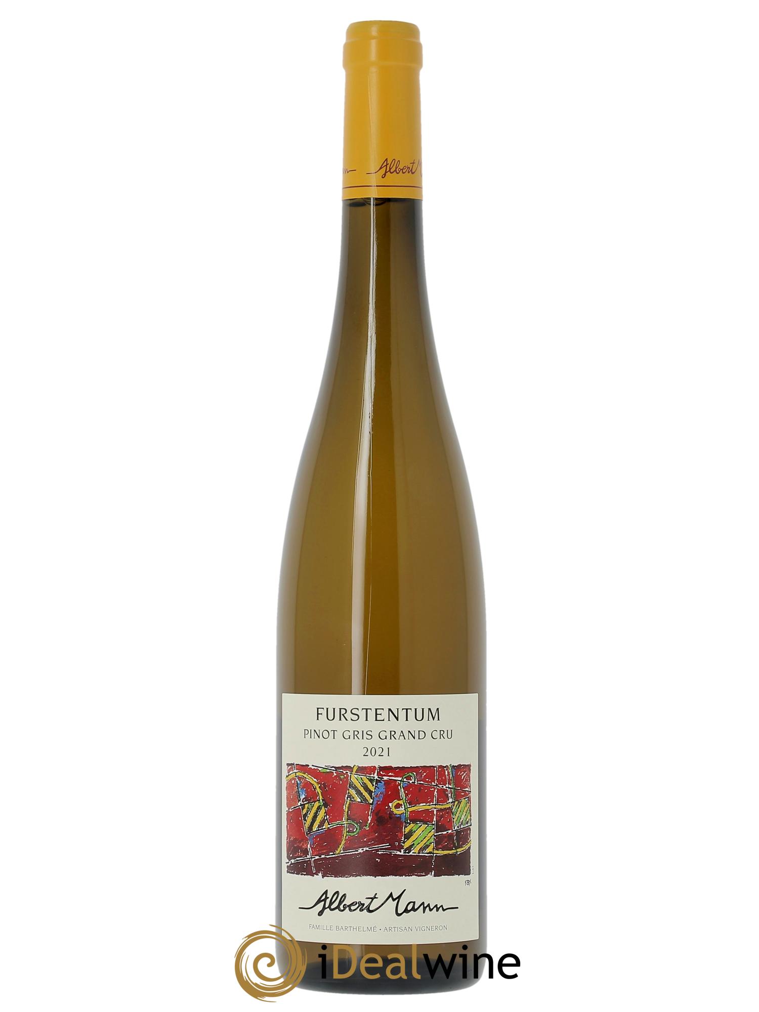 Alsace Pinot Gris Grand Cru Furstentum Albert Mann  2021 - Posten von 1 Flasche - 0