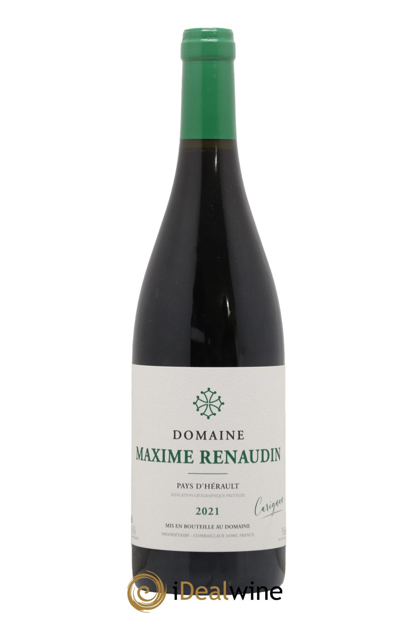 IGP Pays d'Hérault (Vin de Pays de l'Hérault) Carignan Domaine Maxime Renaudin 2021 - Lot of 1 bottle - 0