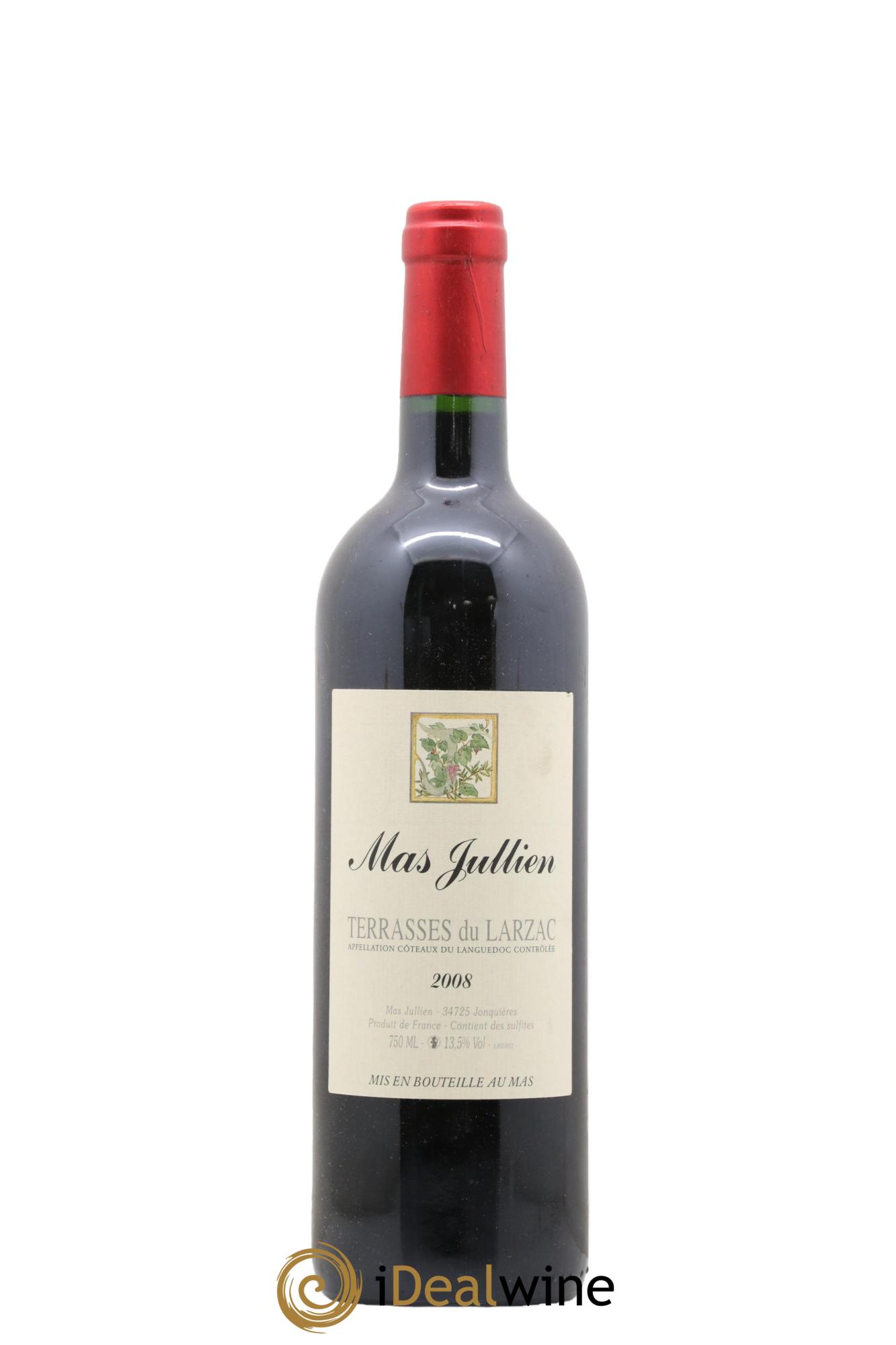 Coteaux du Languedoc - Terrasses du Larzac Mas Jullien Olivier Jullien 2008 - Lot de 1 bouteille - 0