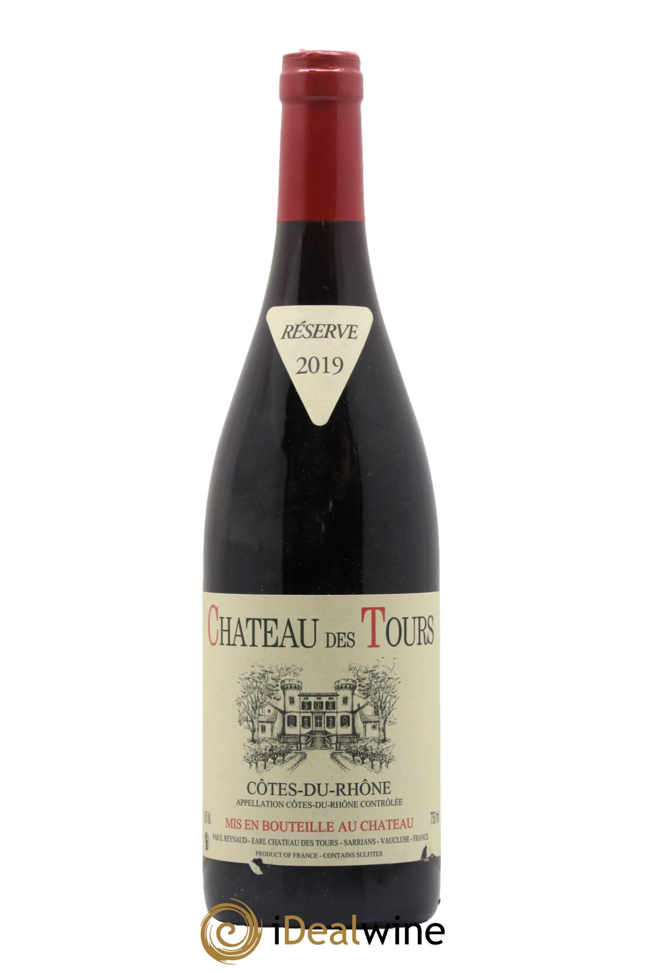 Côtes du Rhône Château des Tours Emmanuel Reynaud 2019 - Lot de 1 bouteille - 0