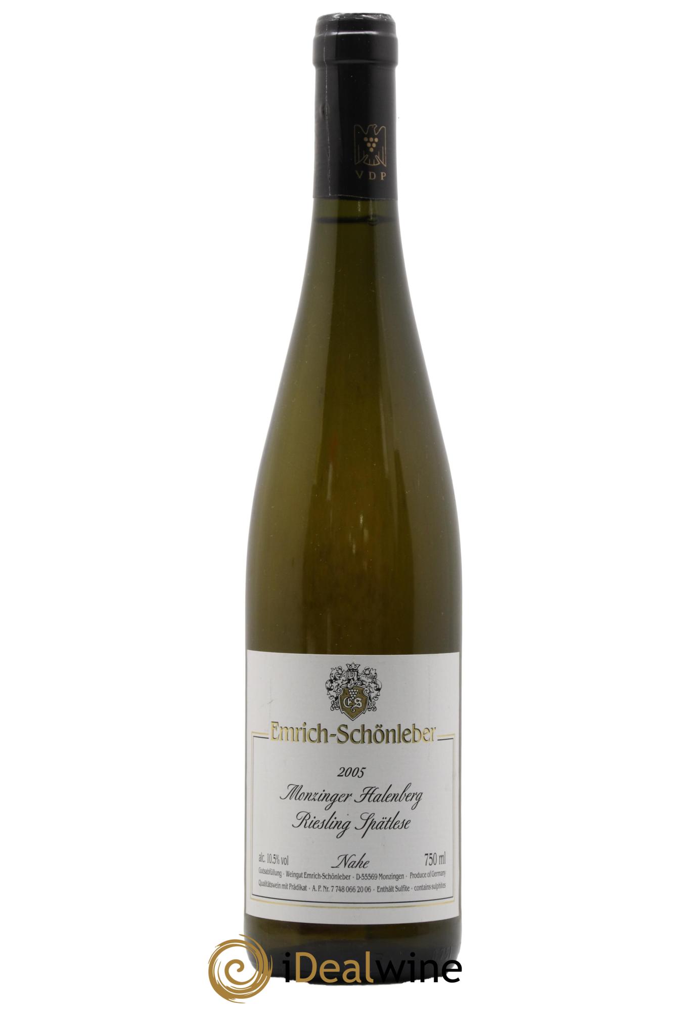 Allemagne Nahe Riesling Spätlese Monzinger Halenberg Emrich-Schönleber 2005 - Lot of 1 bottle - 0