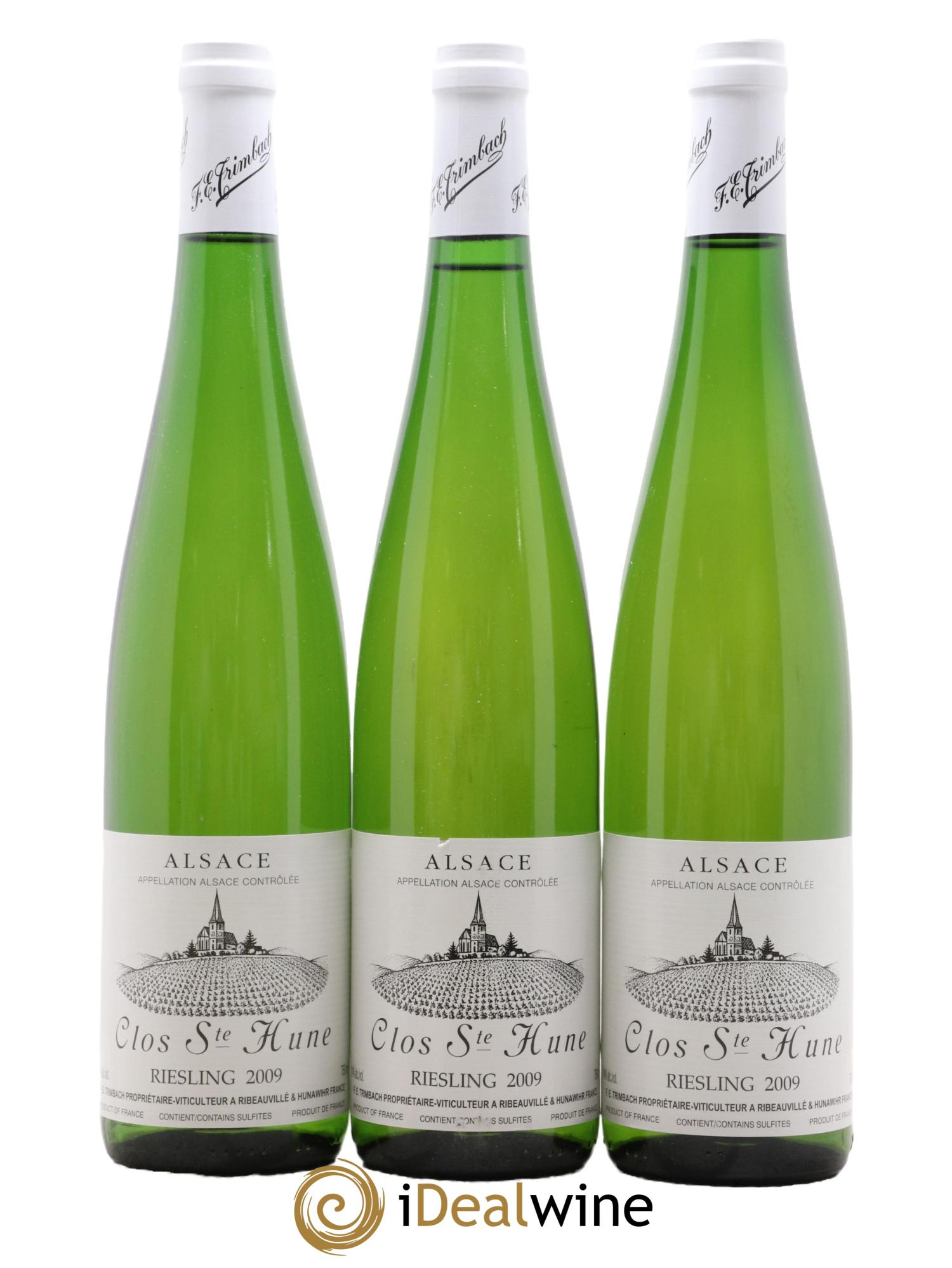 Alsace Riesling Clos Sainte-Hune Trimbach (Domaine)  2009 - Lotto di 3 bottiglie - 0