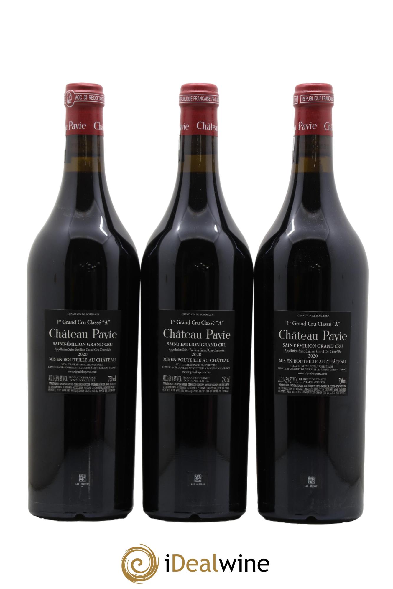 Château Pavie 1er Grand Cru Classé A 2020 - Lot de 6 bouteilles - 4