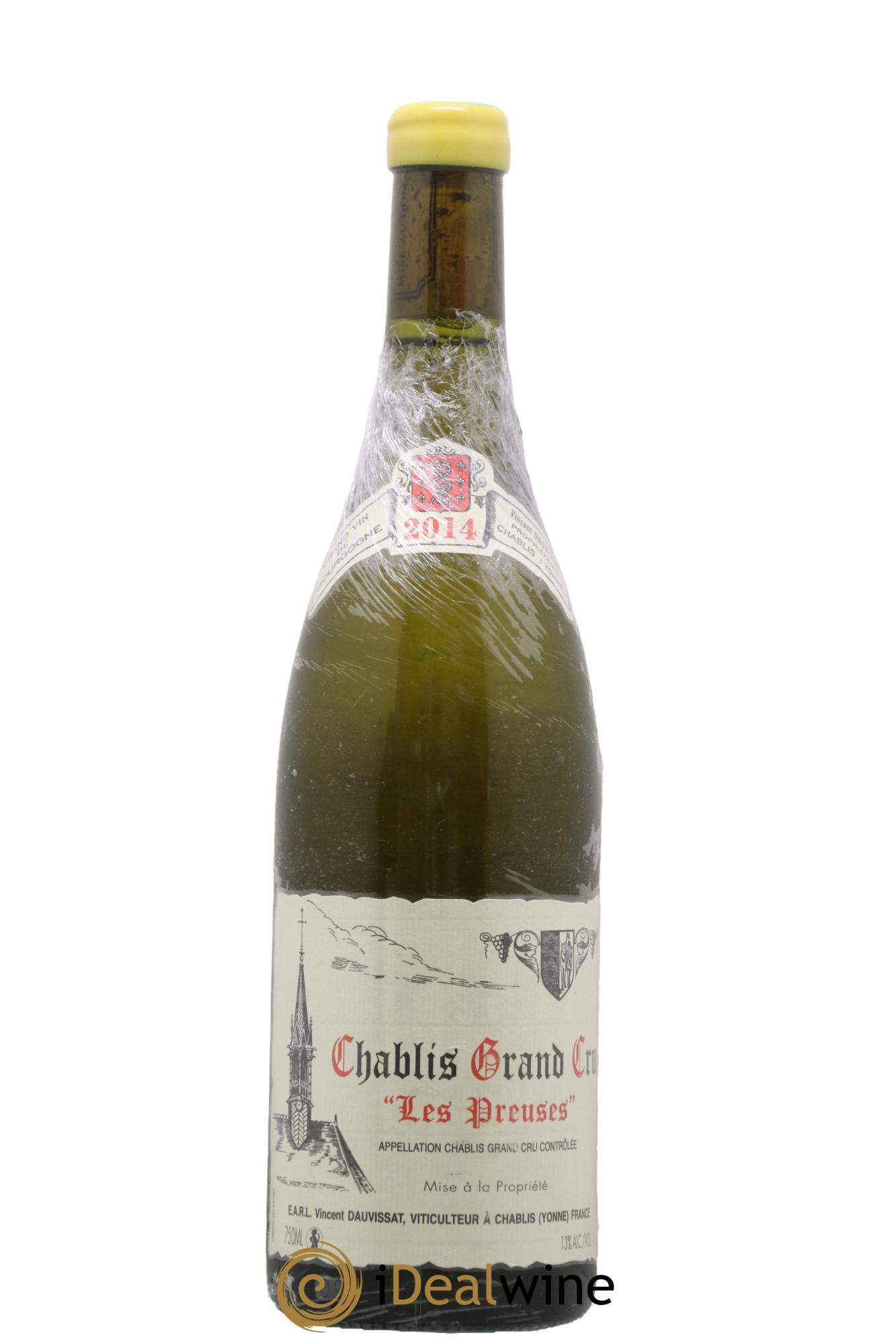 Chablis Grand Cru Les Preuses Vincent Dauvissat (Domaine) 2014 - Posten von 1 Flasche - 0