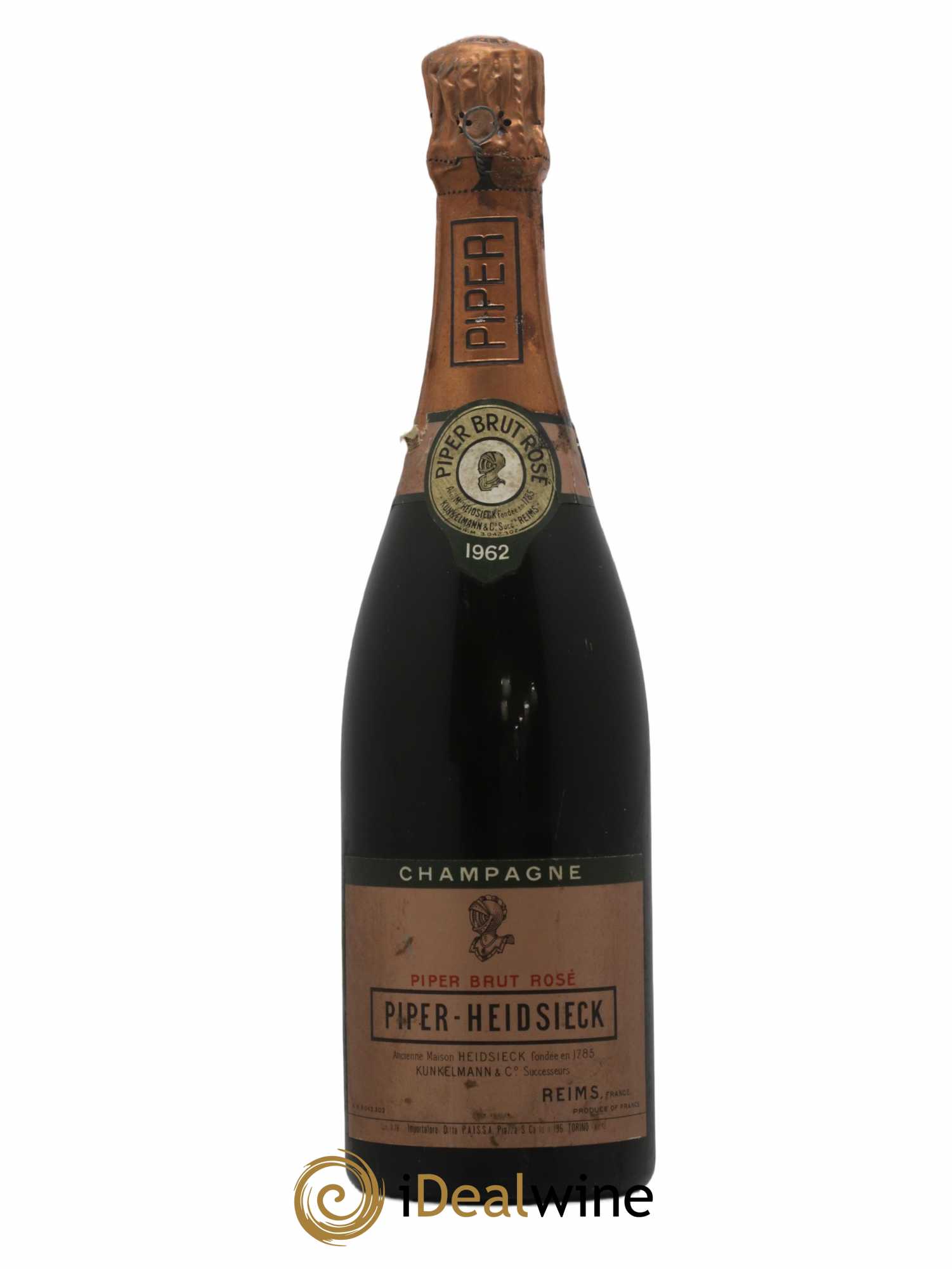 Champagne -- Brut Piper Heidsieck 1962 - Lot of 1 bottle - 0