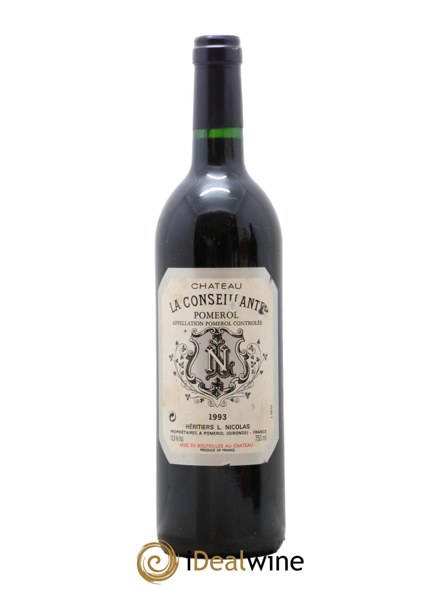 Château la Conseillante 1993 - Lot de 1 bouteille - 0